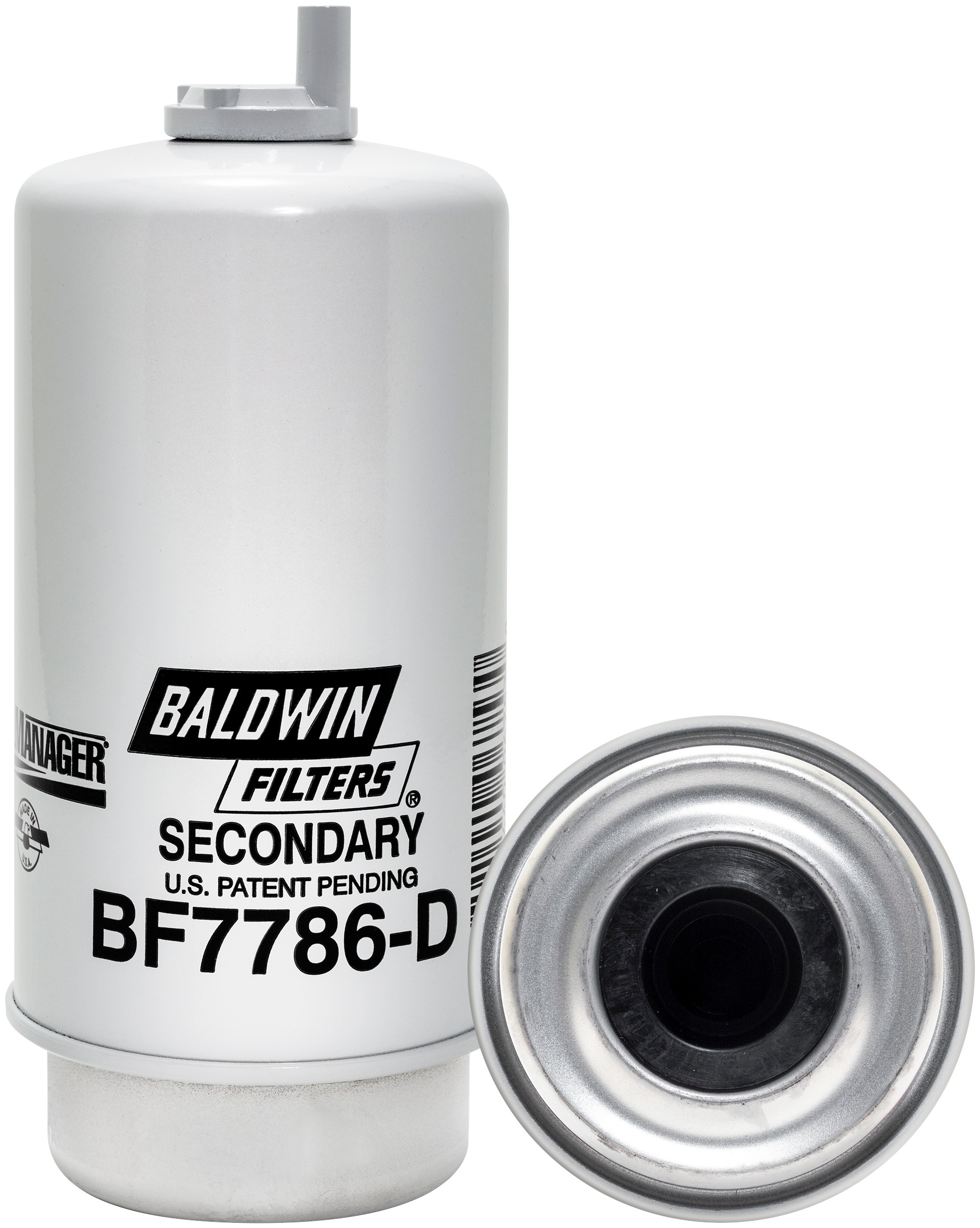 Baldwin BF7786-D Secondary Fuel/Water Separator Element with Drain