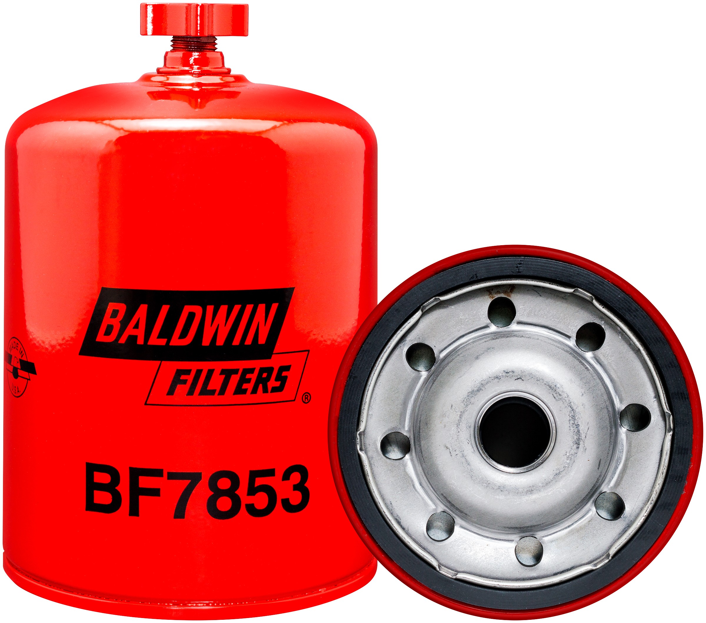 Baldwin BF7853 Secondary Fuel Spin-on with Drain