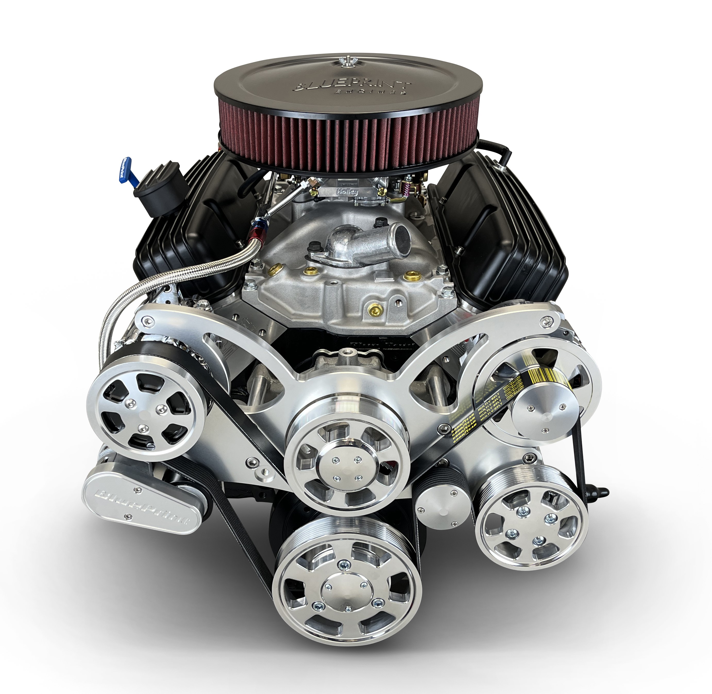 BluePrint Engines MLL-B400K700 Standard Edition GM Compatible Builder Series - Carb - Polished Pulley Kit