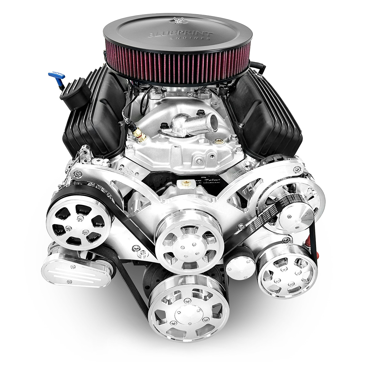 BluePrint Engines MLL-B400KTKX Standard Edition GM Compatible Builder Series - Carb - Polished Pulley Kit