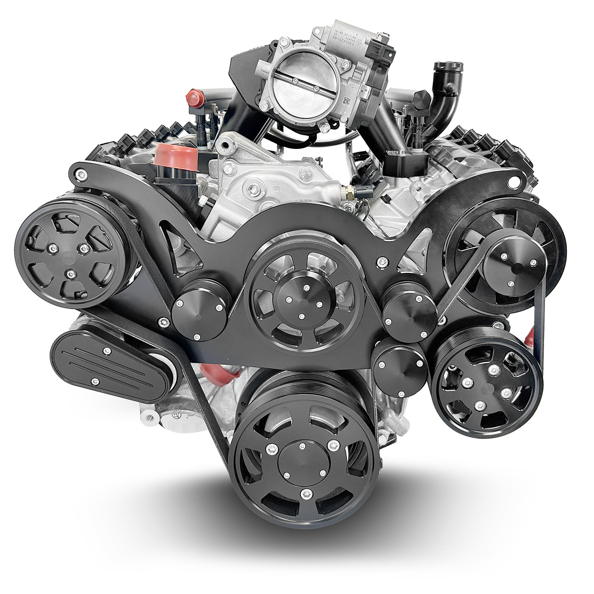 BluePrint Engines MLL-B426KBTKX Standard HEMI Chrysler Compatible Builder Series - EFI - Black Pulley Kit