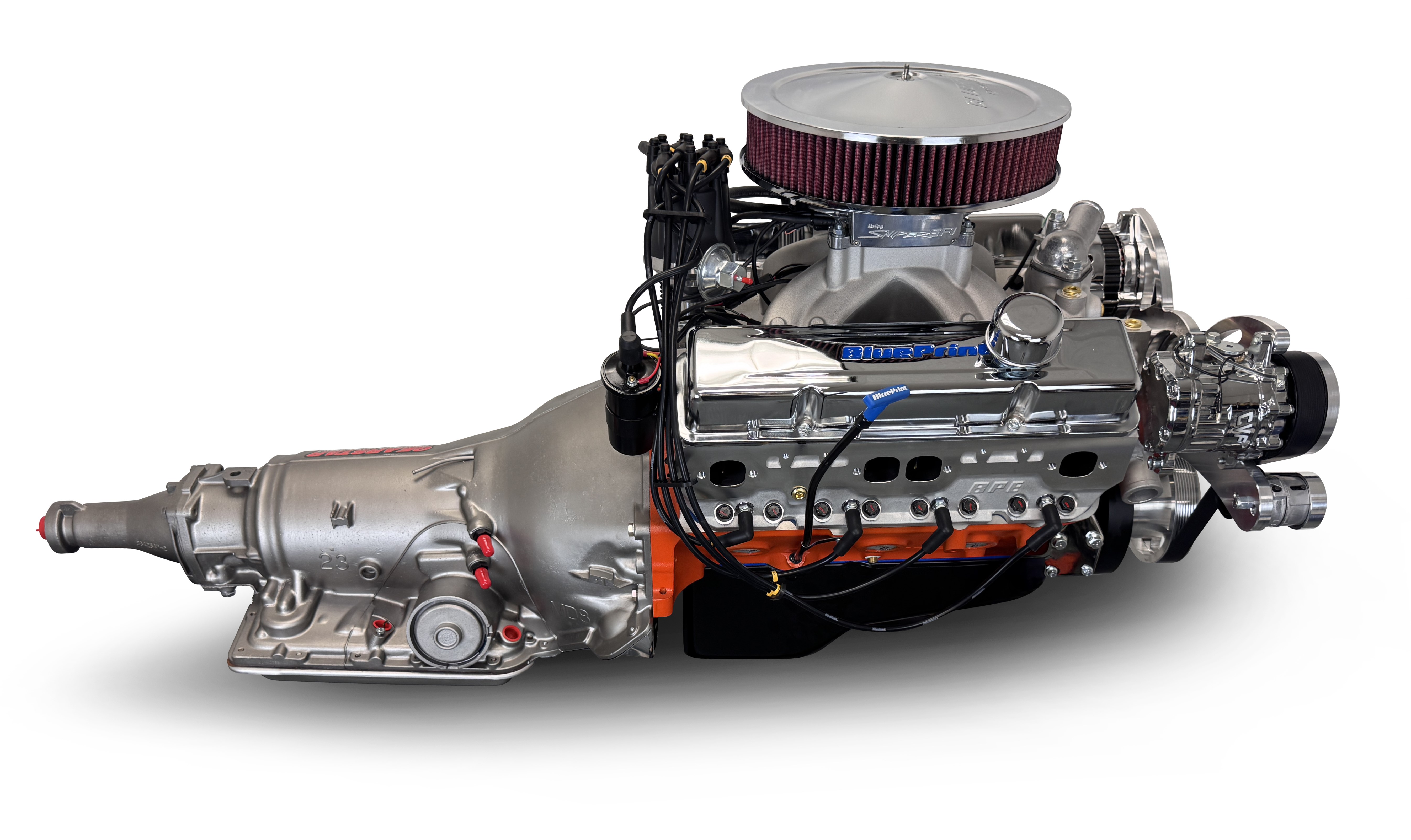 BluePrint Engines MLL-B427FK700 Standard Edition GM Compatible Builder Series - EFI - Polished Pulley Kit