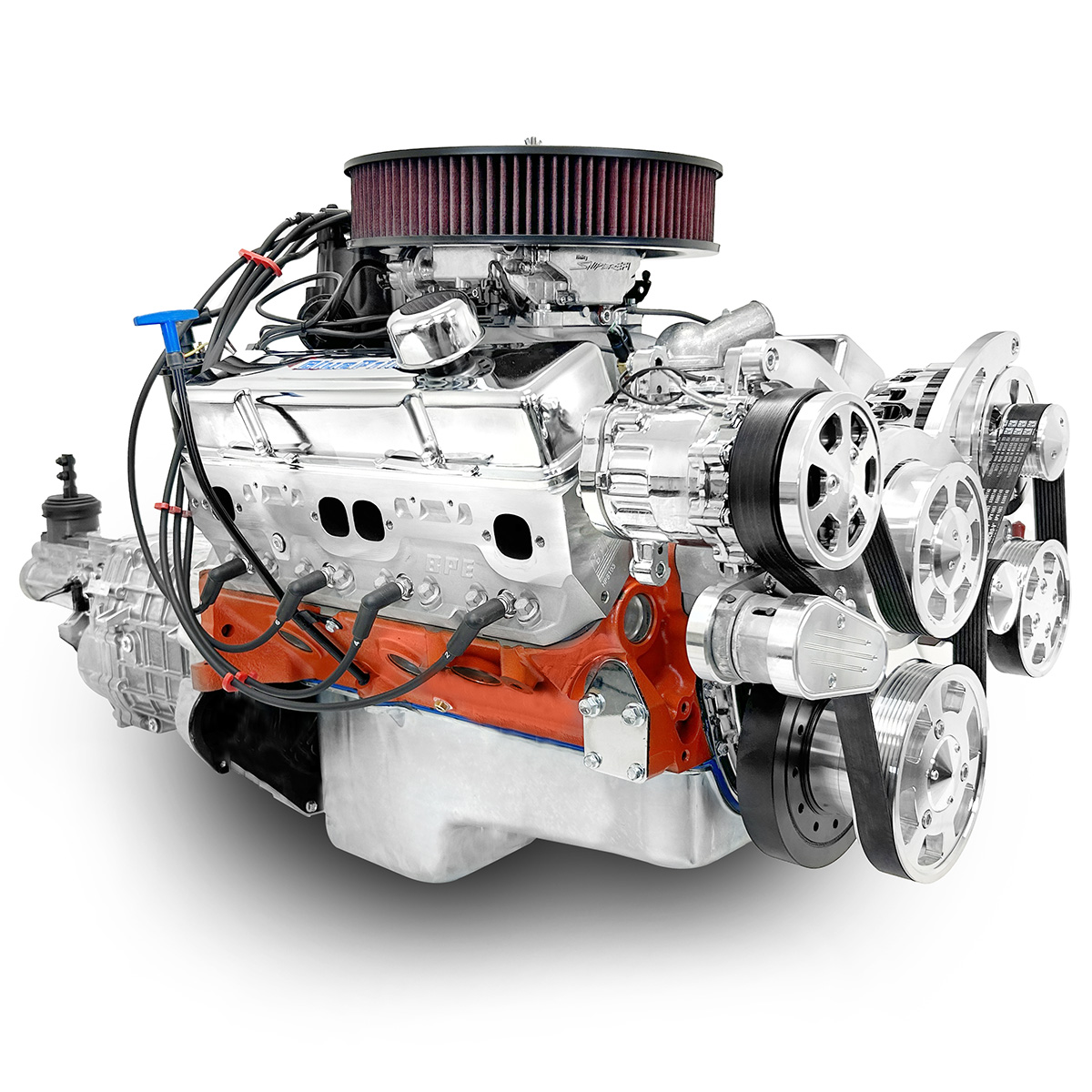 BluePrint Engines MLL-B427FKTKX Standard Edition GM Compatible Builder Series - EFI - Polished Pulley Kit
