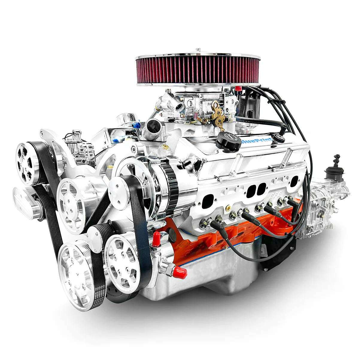 BluePrint Engines MLL-B427KTKX Standard Edition GM Compatible Builder Series - Carb - Polished Pulley Kit