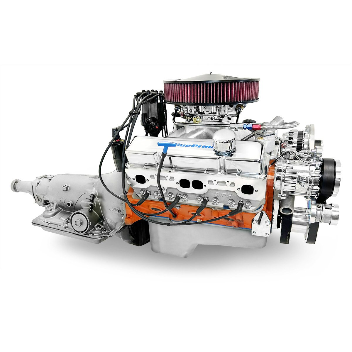 BluePrint Engines MLL-B454FKTKX Standard Edition GM Compatible Builder Series - EFI - Polished Pulley Kit