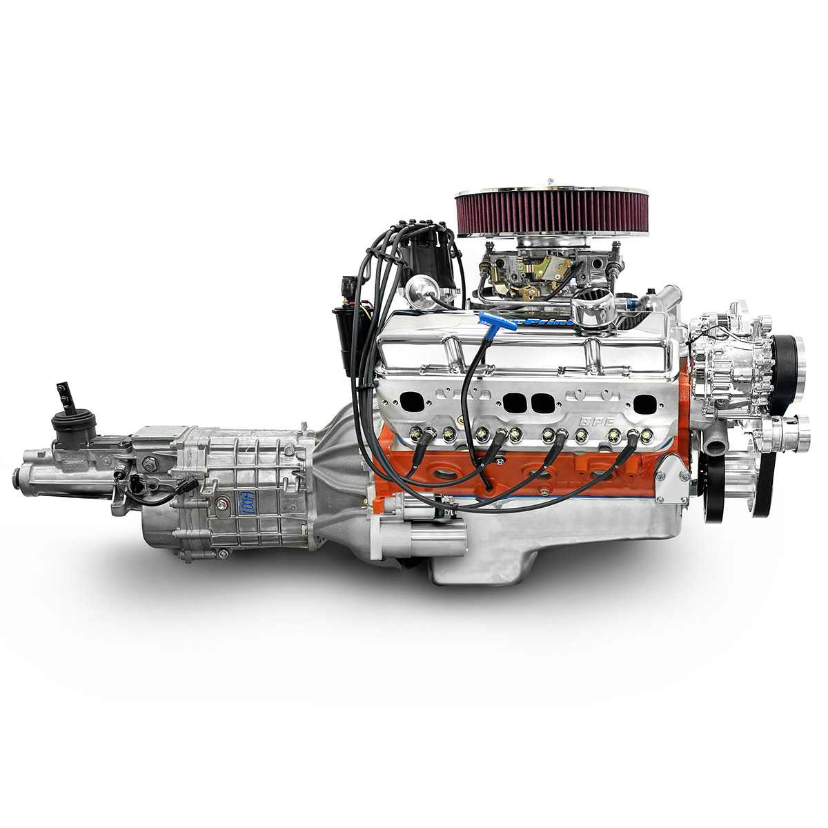 BluePrint Engines MLL-B454KTKX Standard Edition GM Compatible Builder Series - Carb - Polished Pulley Kit