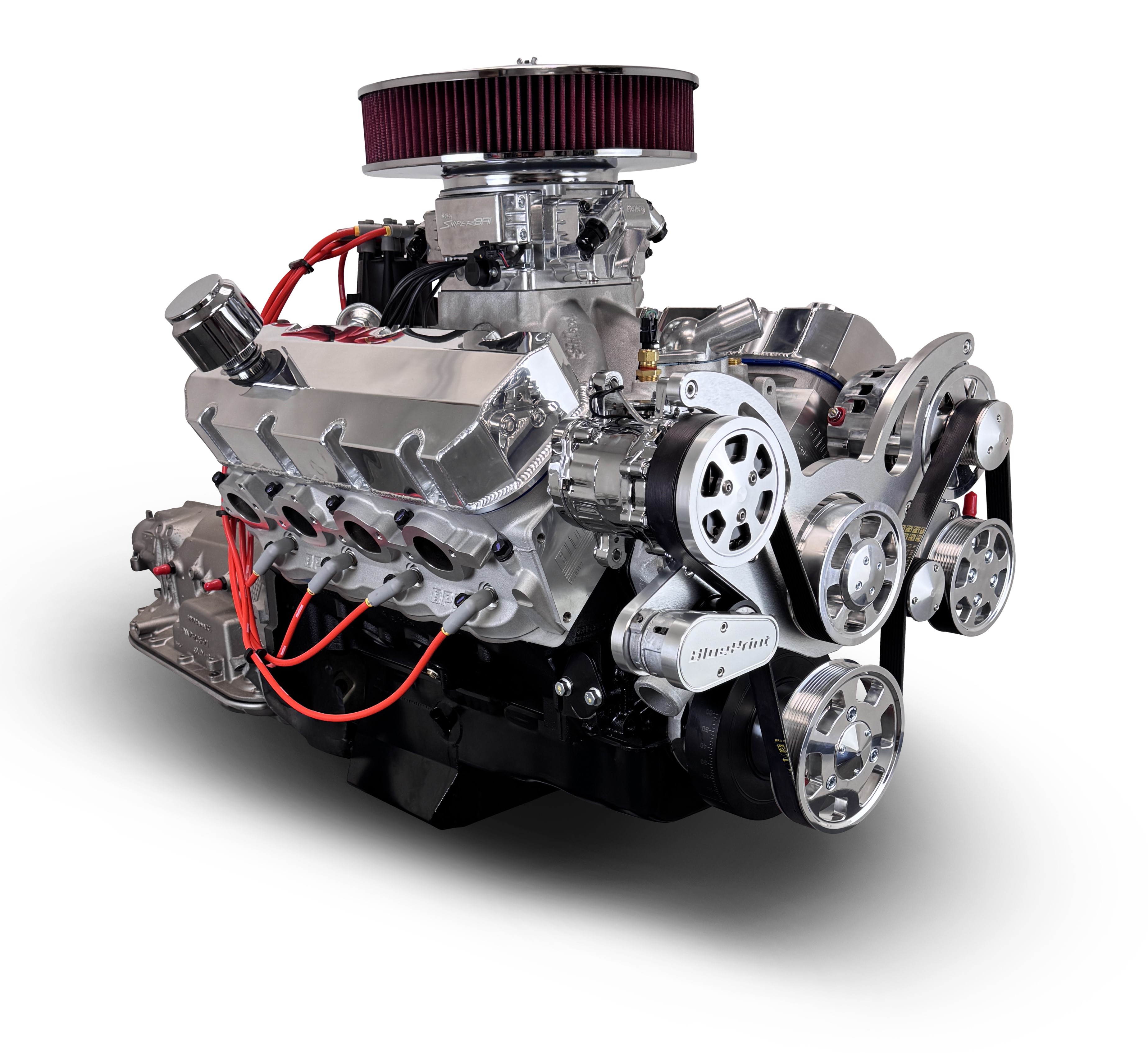 BluePrint Engines MLL-B598FK4L8 Standard Edition GM Compatible Builder Series - EFI - Polished Pulley Kit