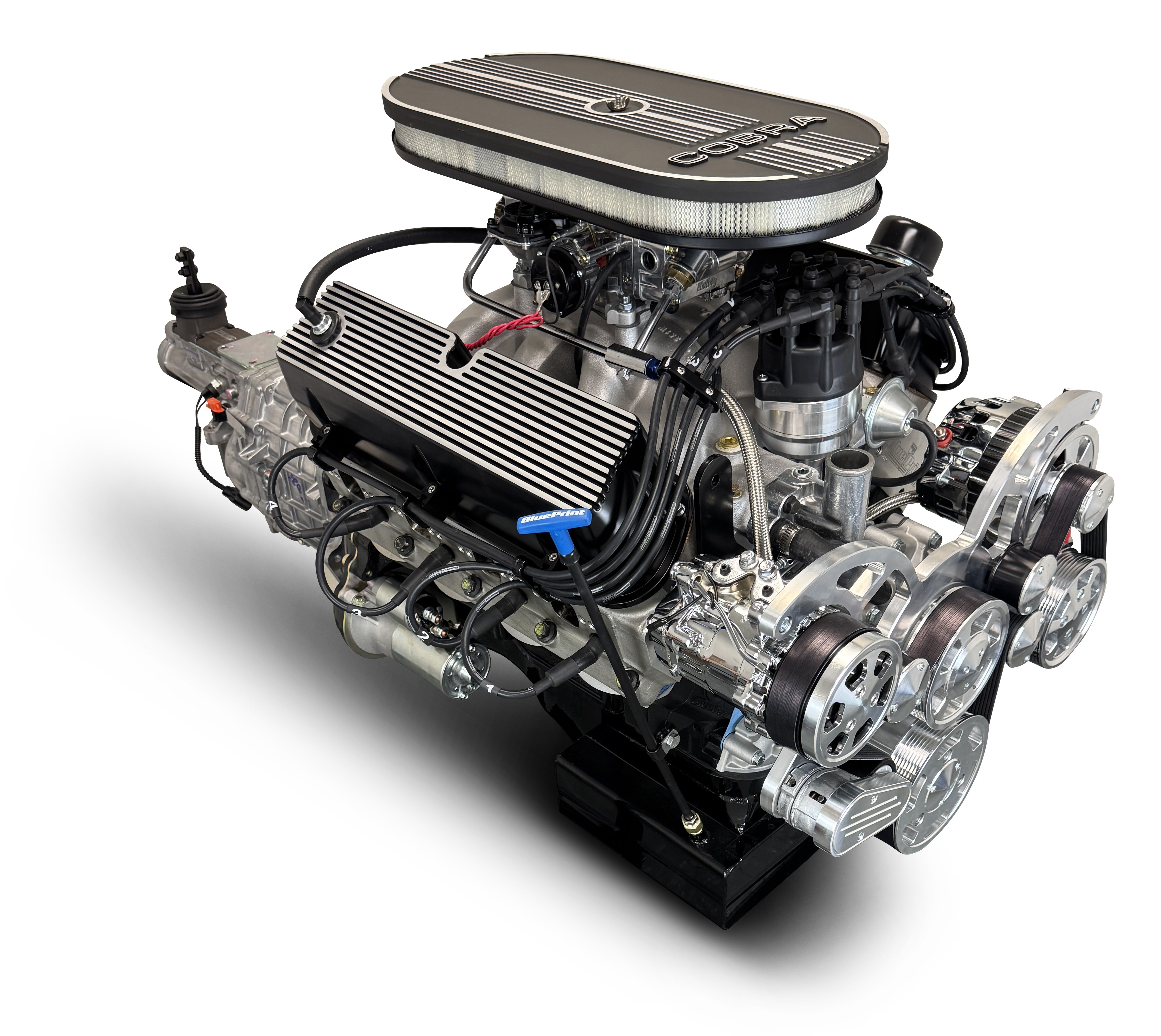 BluePrint Engines MLL-BF427KTKXC Cobra Edition Ford Compatible Builders Series - Carb - Polished Pulley Kit