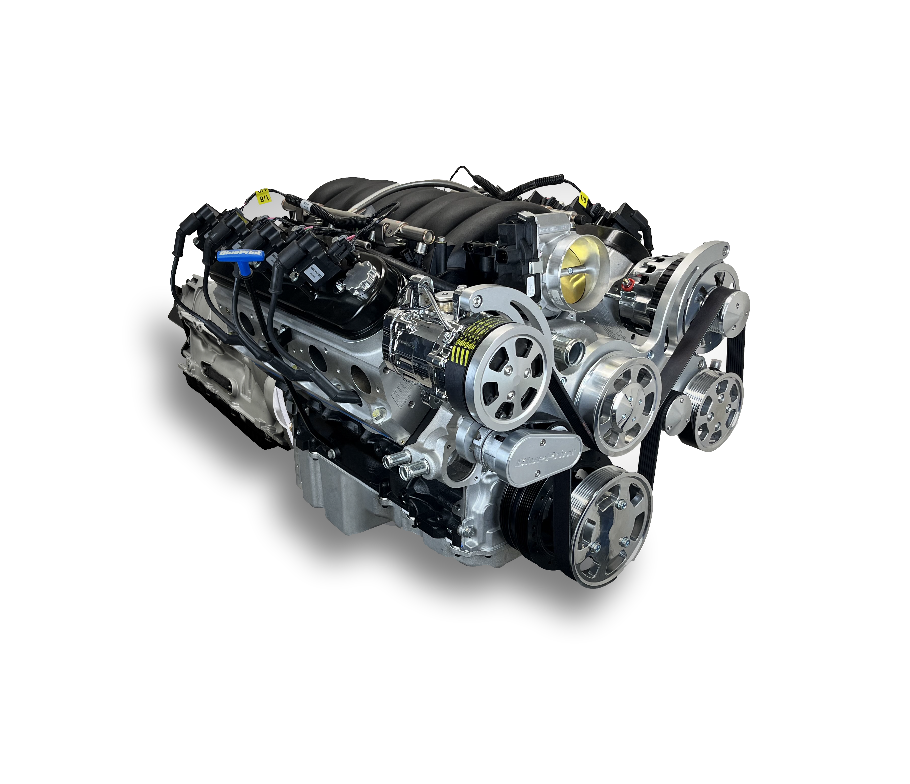 BluePrint Engines MLL-BLS3763KZF Standard Edition GM LS Compatible Builder Series - EFI - Natural Pulley Kit