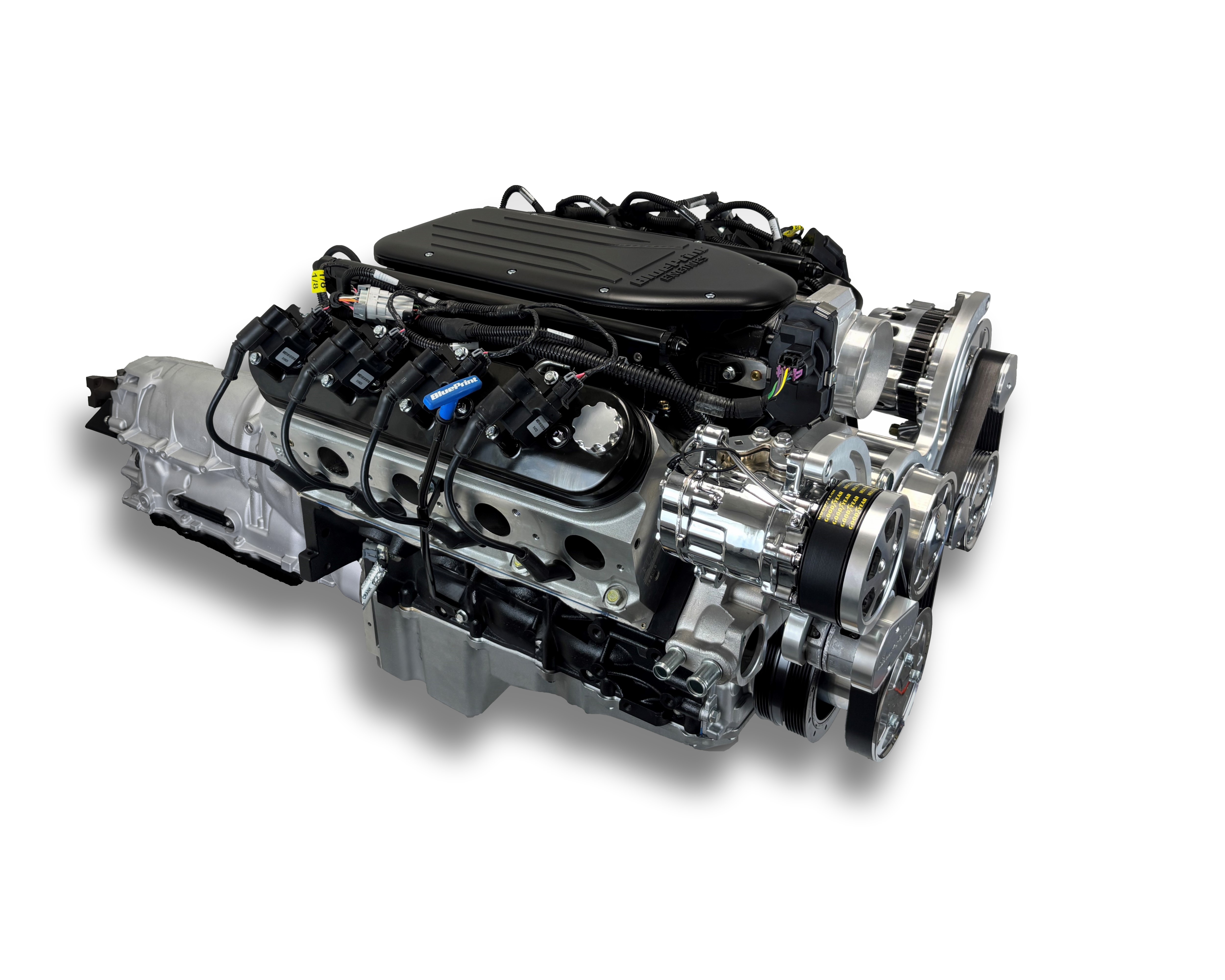 BluePrint Engines MLL-BLS3768KZF Standard Edition GM LS Compatible Builder Series - EFI - Natural Pulley Kit