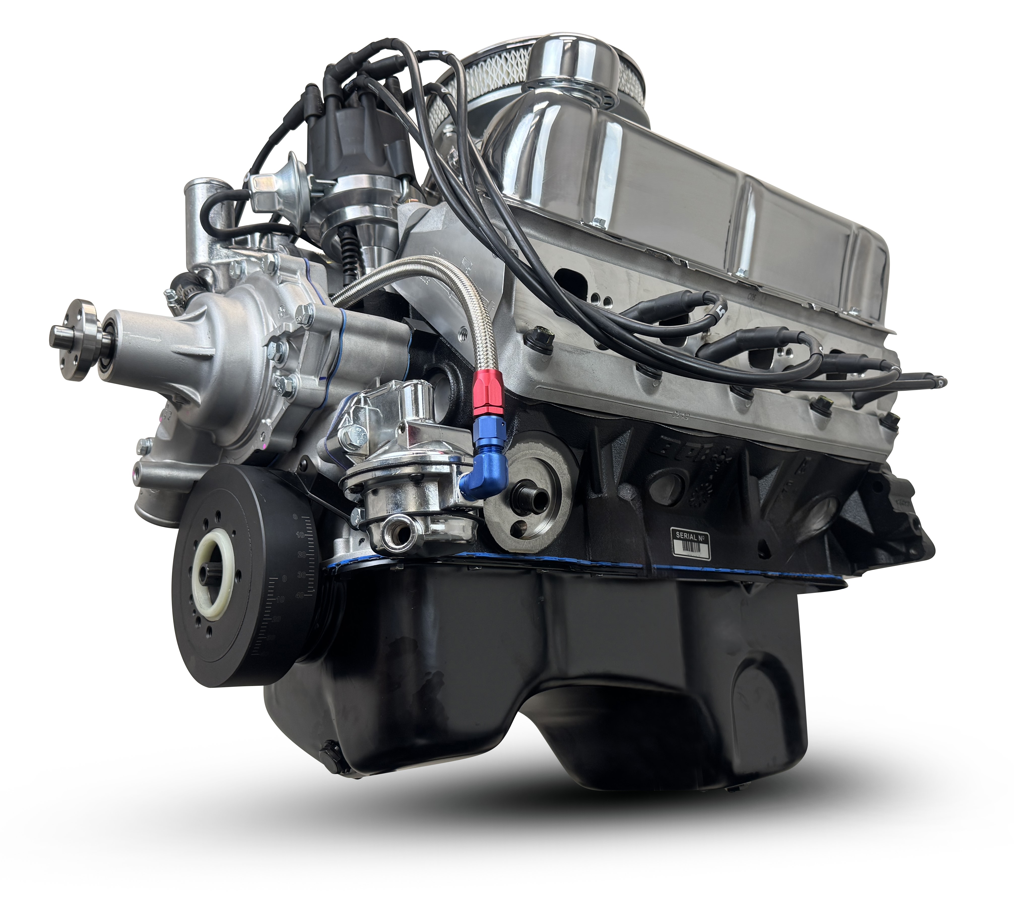 BluePrint Engines MLL-BP302RCTCD 302CI Ford Small Block Compatible Deluxe Dressed -Carb -Rear Sump