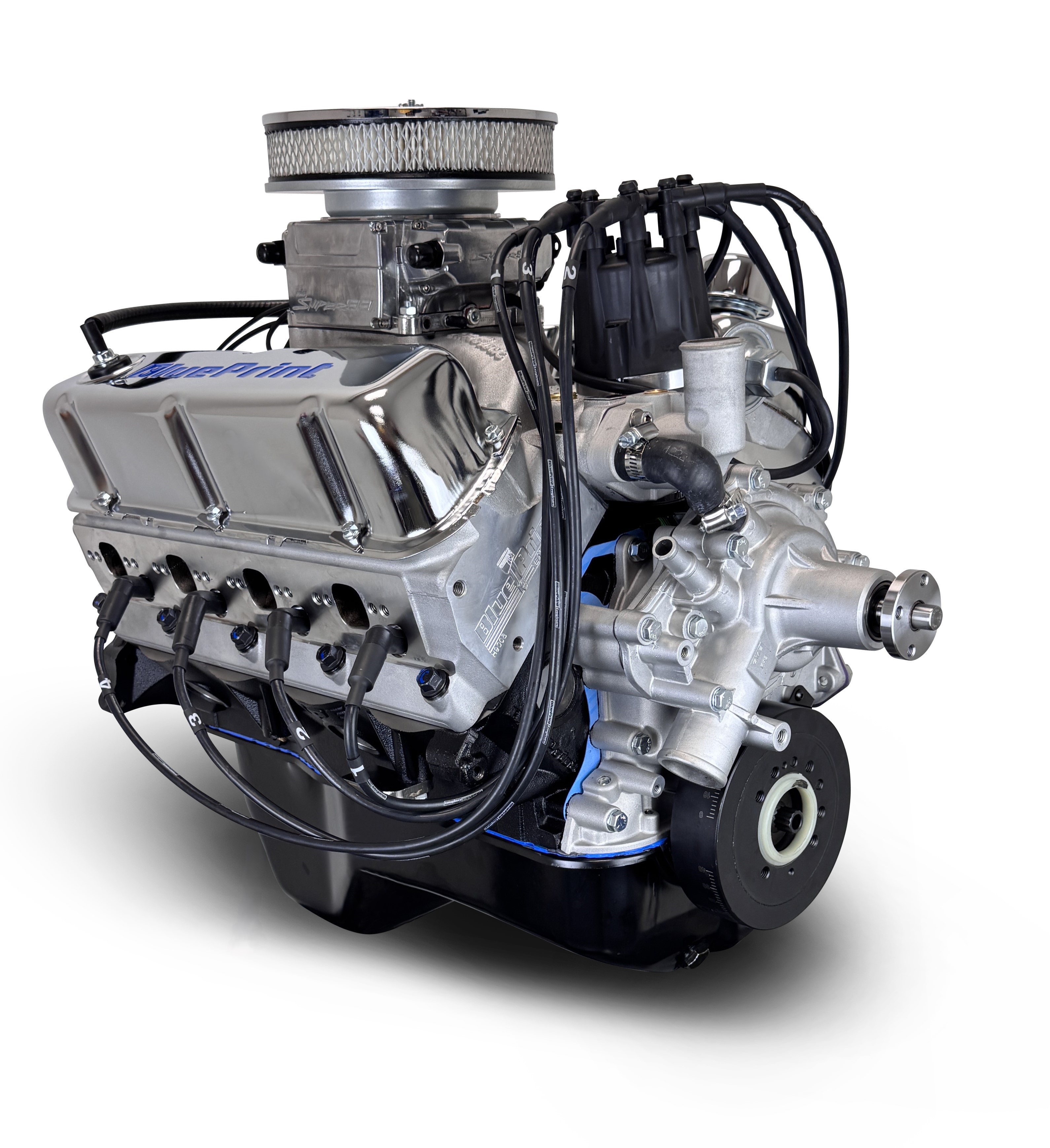 BluePrint Engines MLL-BP302RCTFD 302CI Ford Small Block Compatible Deluxe Dressed -EFI -Rear Sump