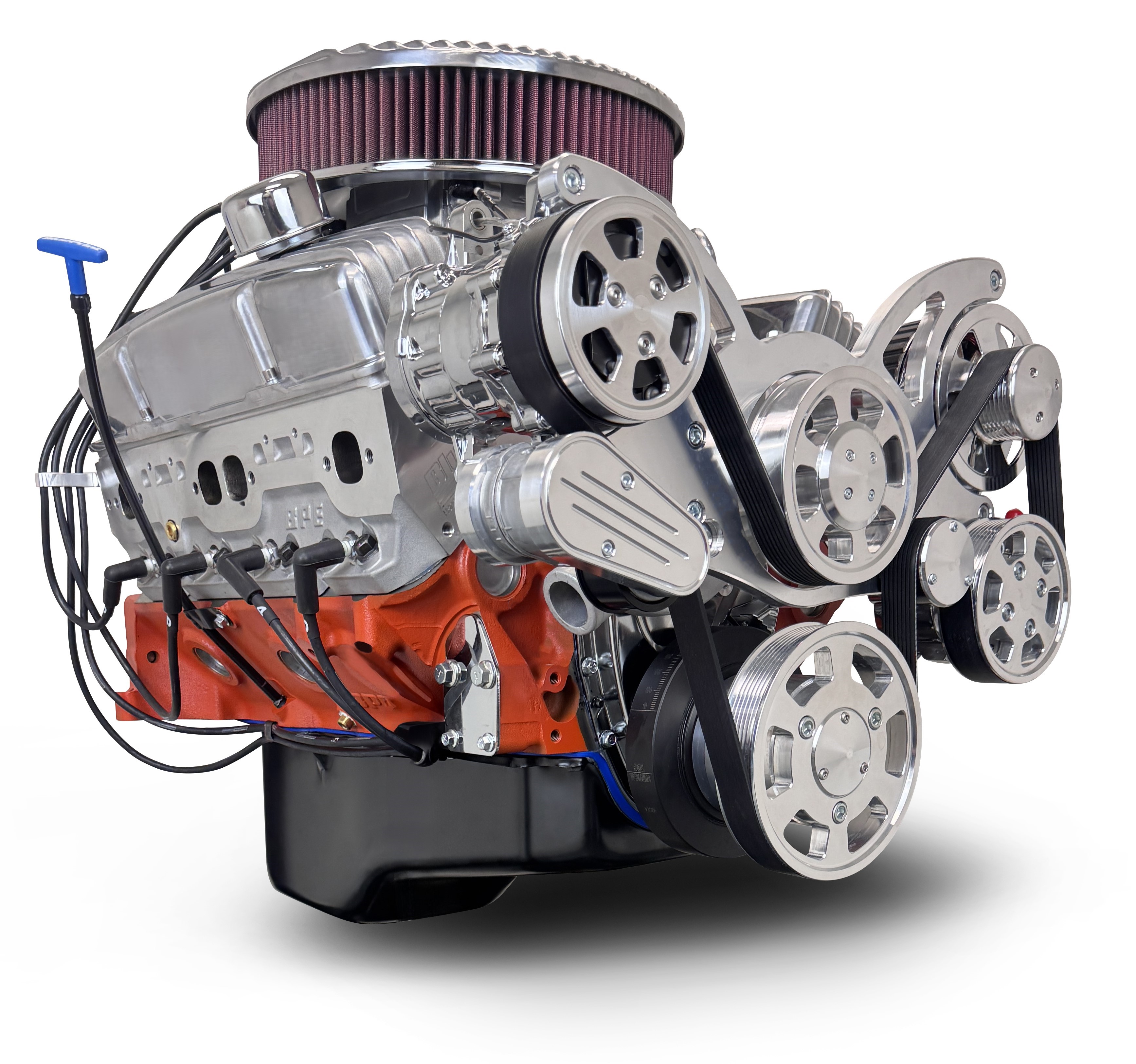 BluePrint Engines MLL-BP327CTFKV 327CI GM Small Block Compatible Deluxe Dressed -EFI -Polished Kit