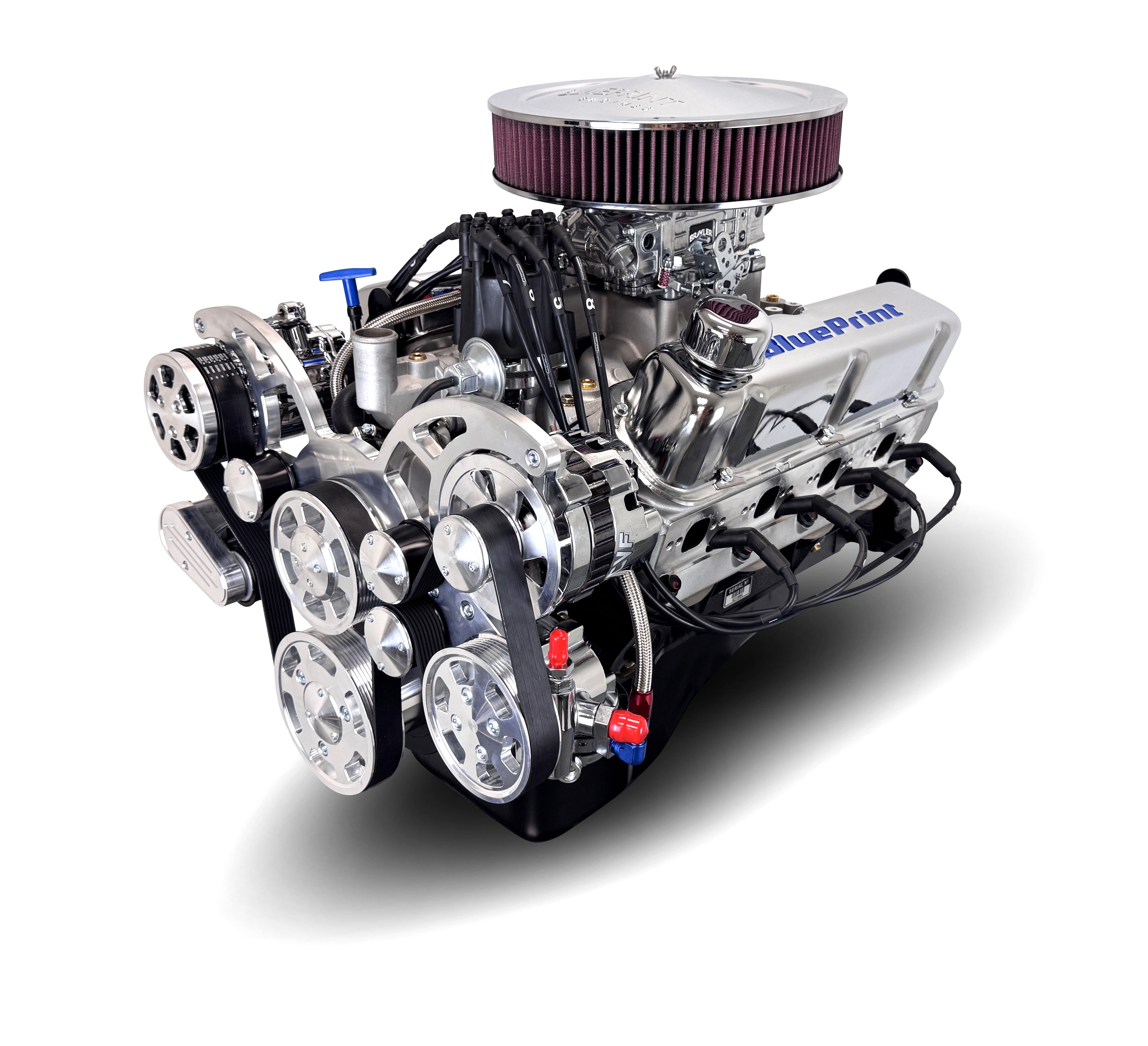 BluePrint Engines MLL-BP3479CTCK 347CI Ford Small Block Compatible Deluxe Dressed -Carb -Polished Kit