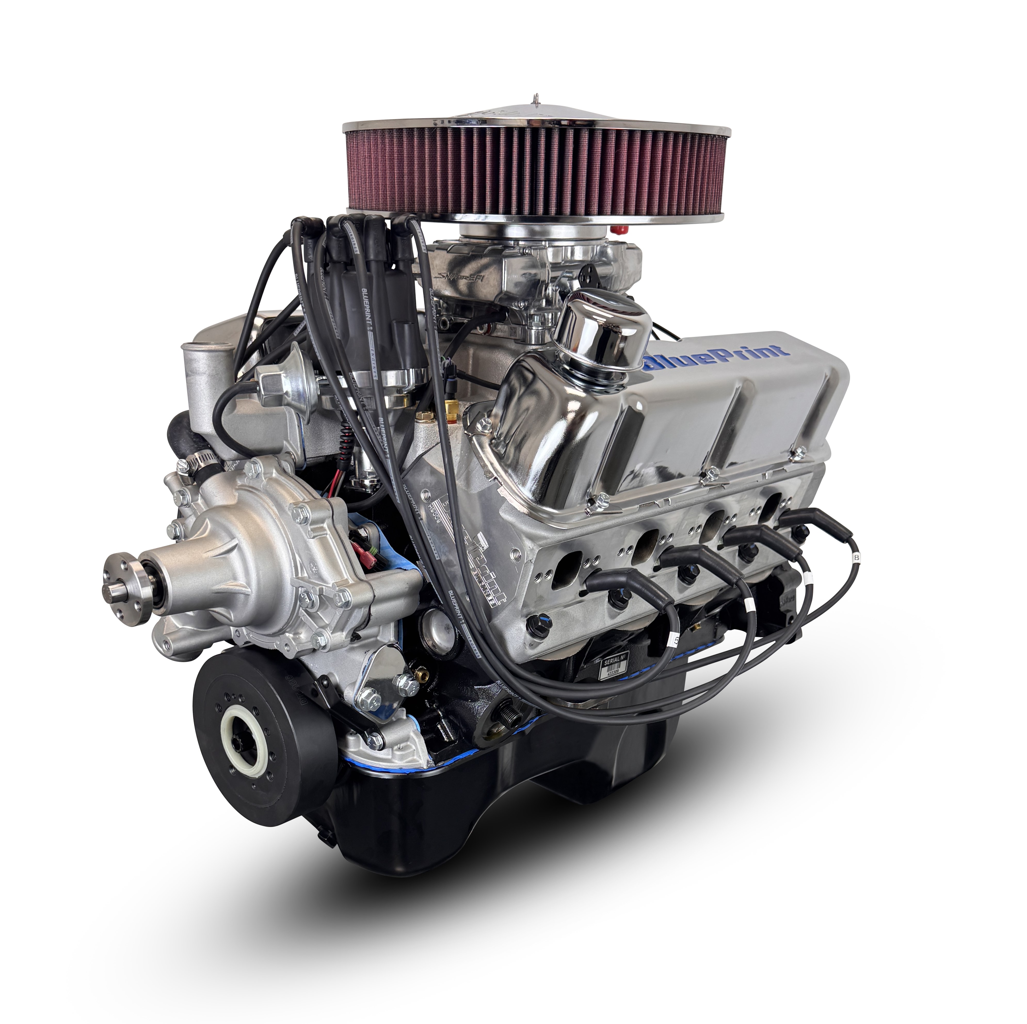 BluePrint Engines MLL-BP3479CTFD 347CI Ford Small Block Compatible Deluxe Dressed -EFI