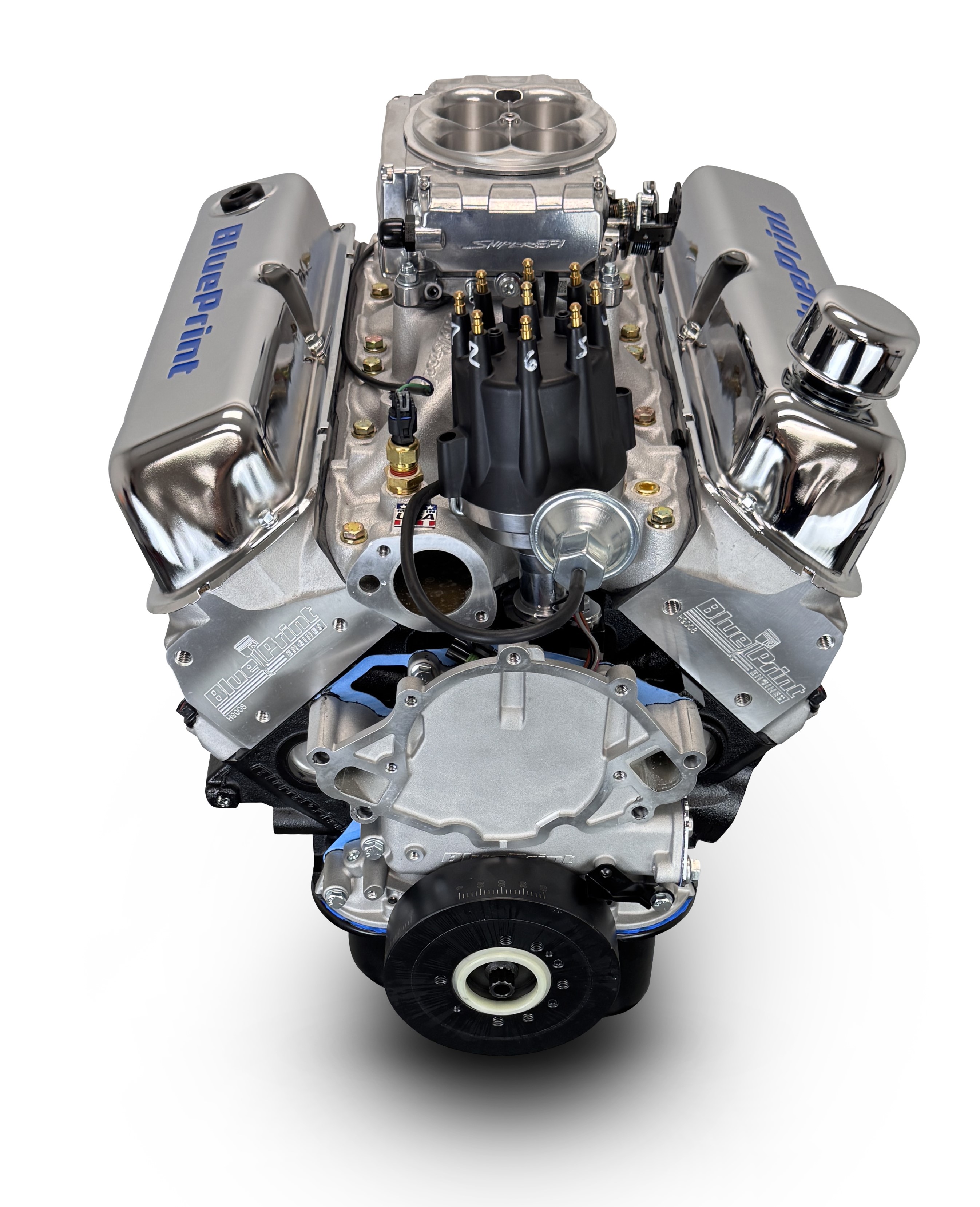 BluePrint Engines MLL-BP3479RCTF 347CI Ford Small Block Compatible Base Dressed -EFI -Rear Sump