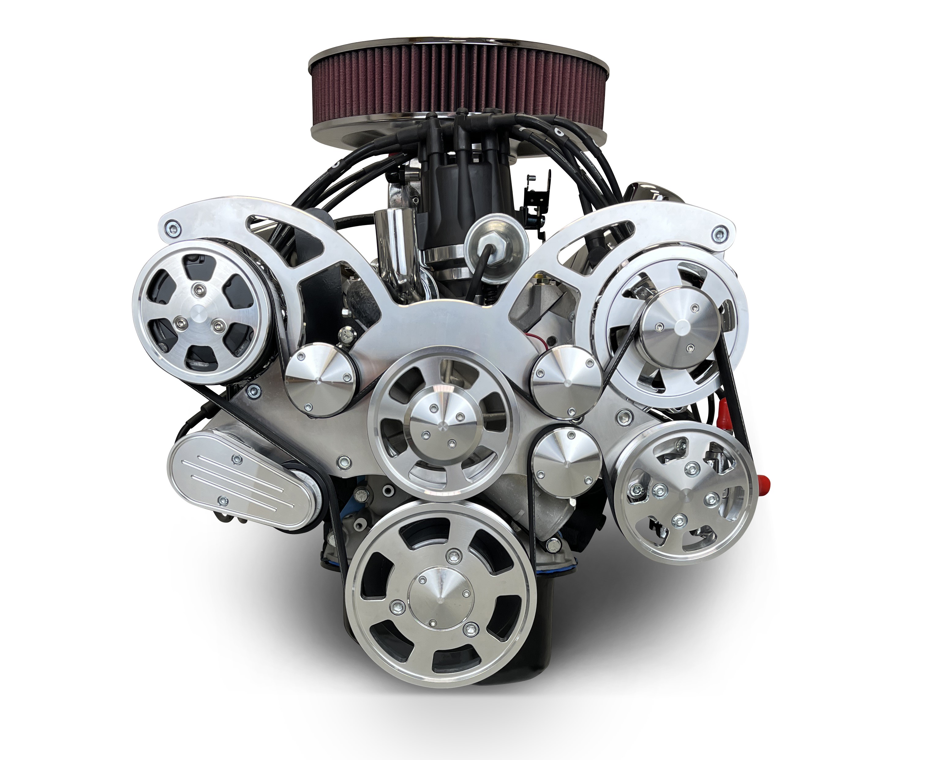 BluePrint Engines MLL-BP3479RCTFK 347CI Ford Small Block Compatible Deluxe Dressed -EFI -Rear Sump -Polished Kit