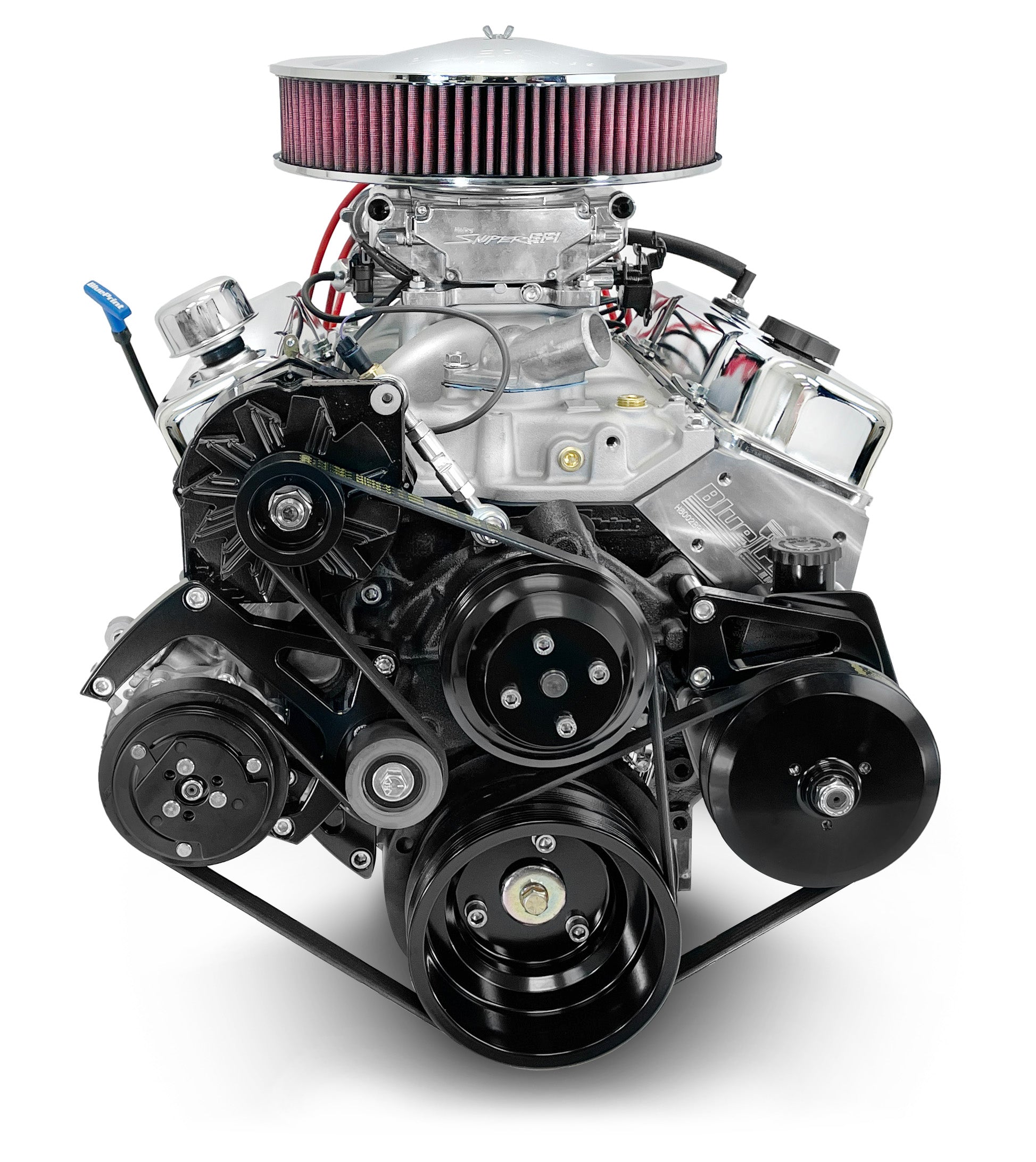 BluePrint Engines MLL-BP3505CTFK 350CI GM Small Block Compatible Deluxe Dressed -EFI -Black Kit