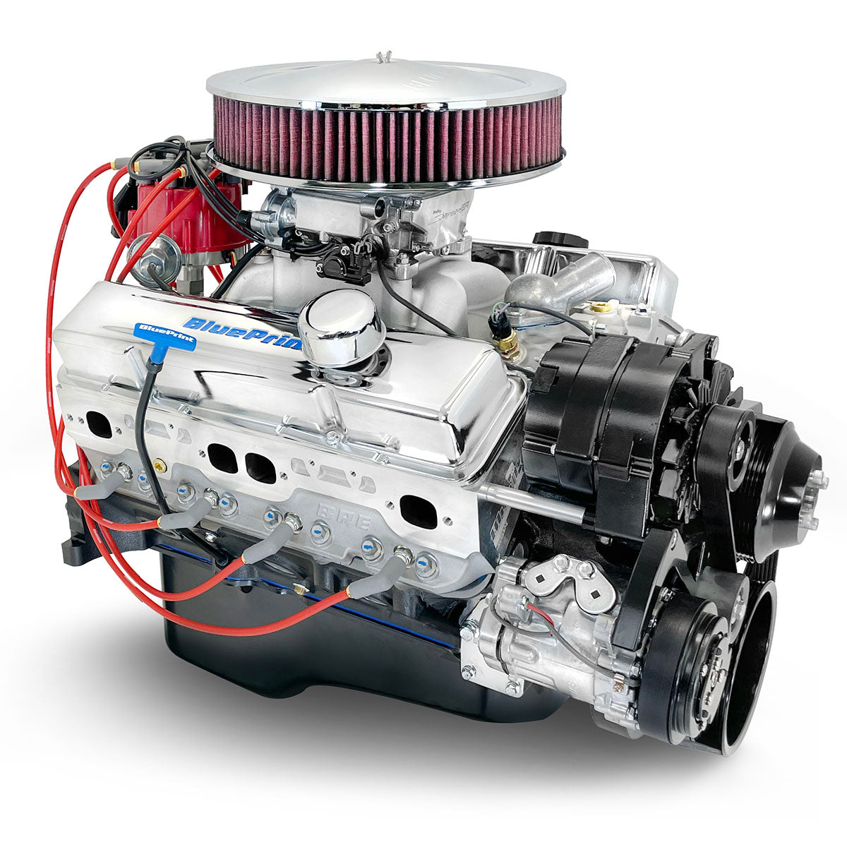 BluePrint Engines MLL-BP350CTFK 350CI GM Small Block Compatible Deluxe Dressed -EFI -Black Kit