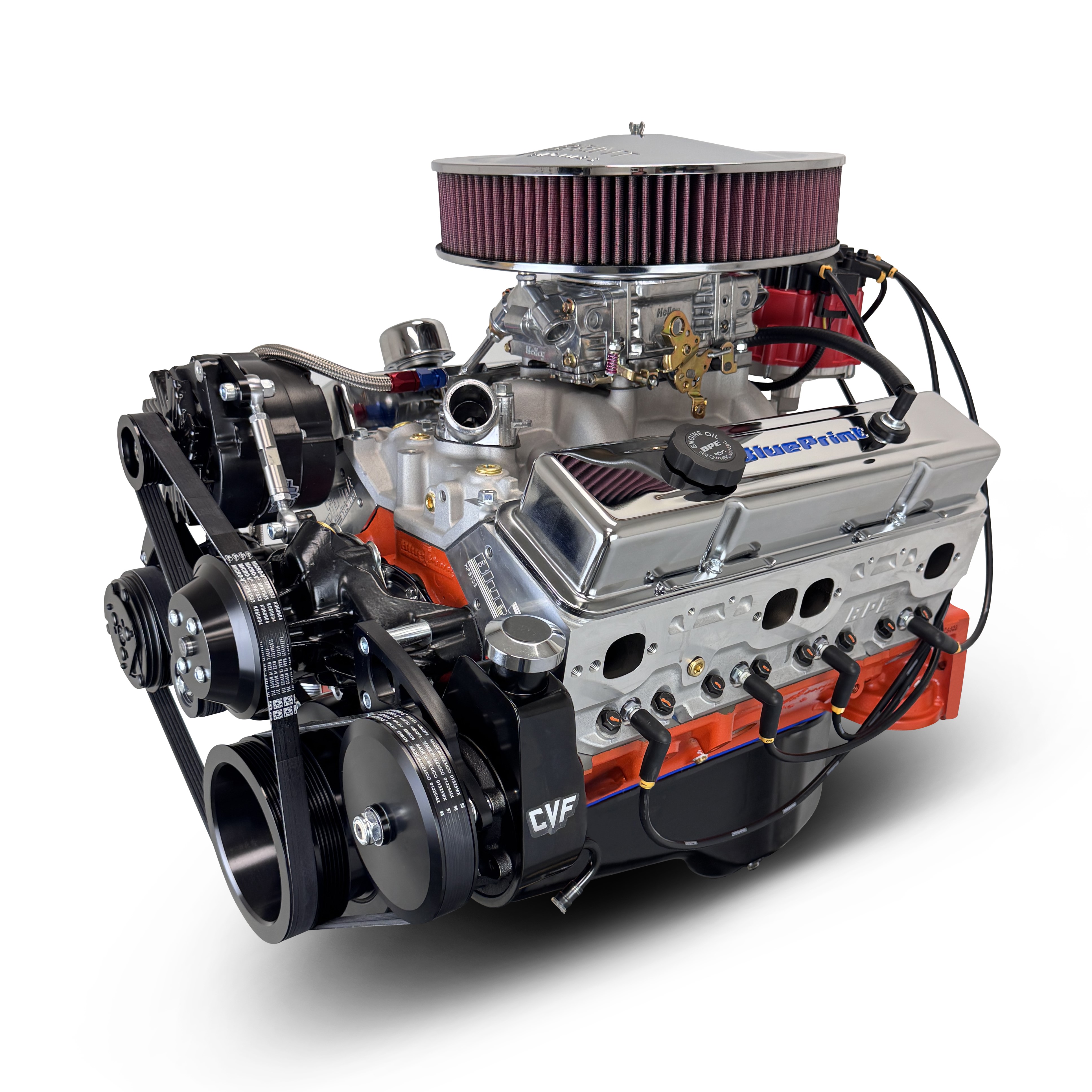 BluePrint Engines MLL-BP4002CTC1DK 400CI GM Small Block Compatible Deluxe Dressed -Carb -Black Kit