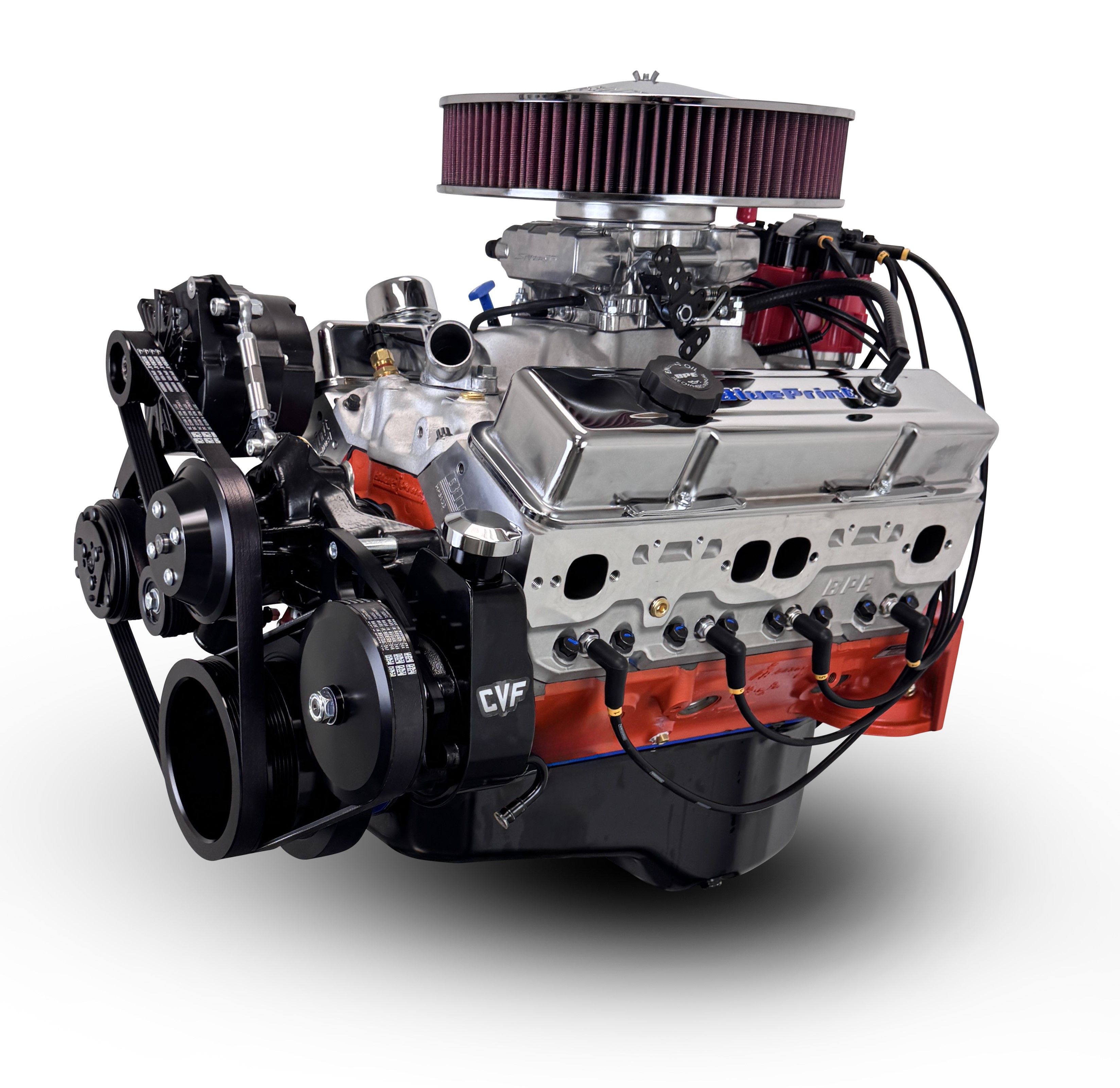BluePrint Engines MLL-BP4002CTFDK 400CI GM Small Block Compatible Deluxe Dressed -EFI -Black Kit