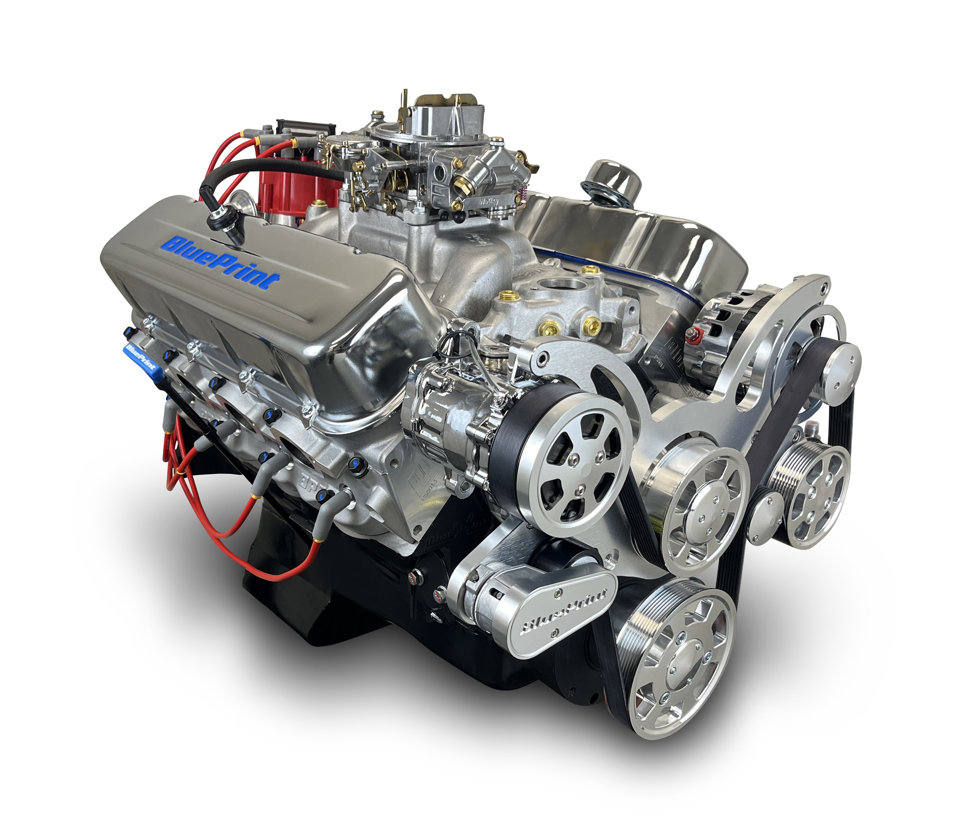 BluePrint Engines MLL-BP454CTCK 454CI GM Big Block Compatible Deluxe Dressed -Carb -Polished Kit