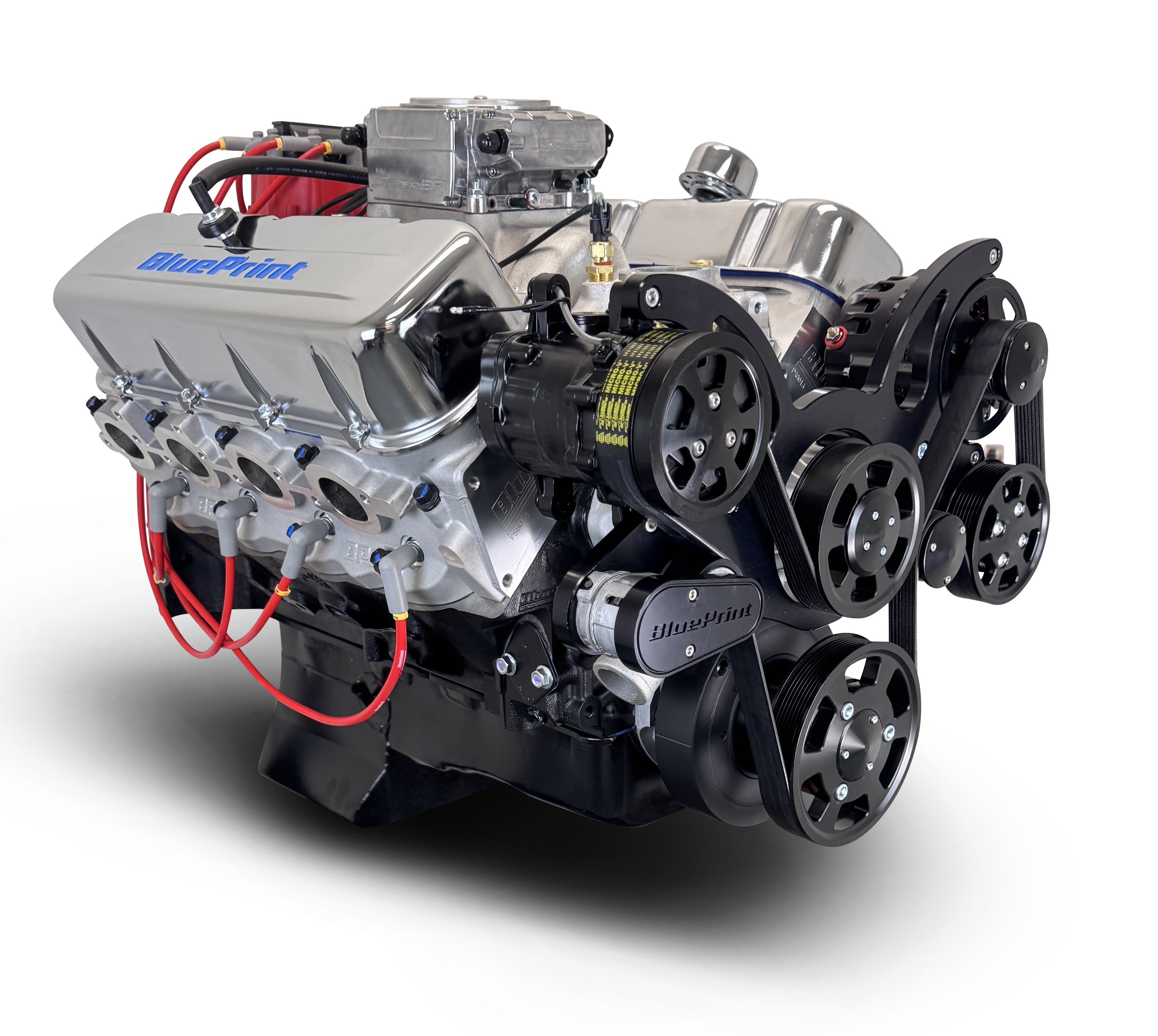 BluePrint Engines MLL-BP454CTFKB 454CI GM Big Block Compatible Deluxe Dressed -EFI -Black Kit