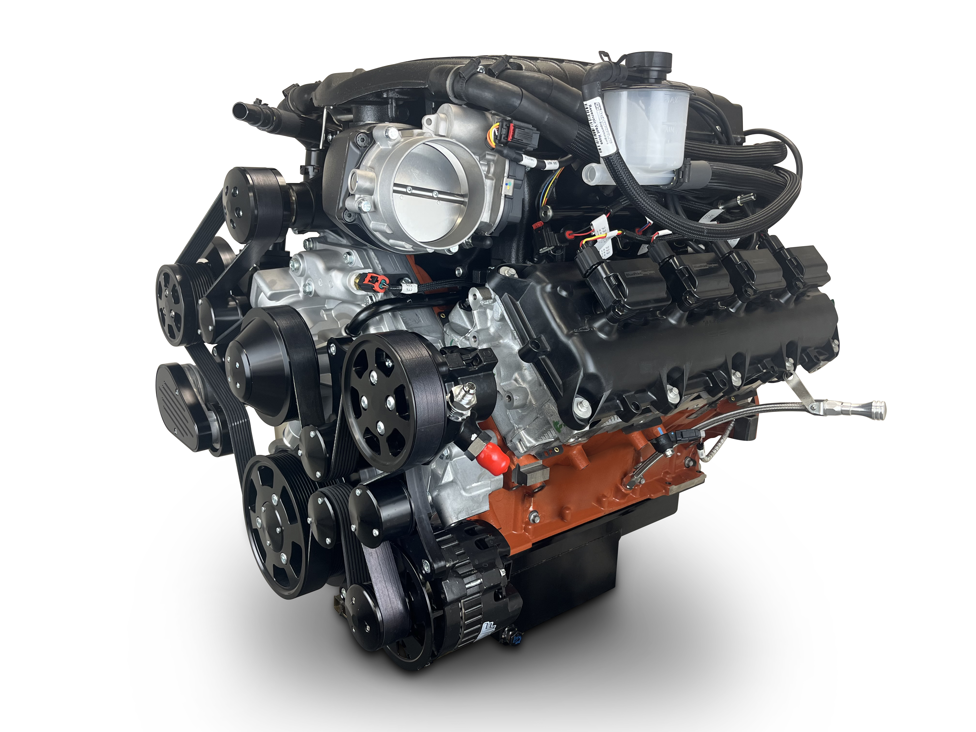 BluePrint Engines MLL-PS426SCTKB 426CI Chrysler HEMI Compatible Deluxe Dressed -Supercharged -Black Kit