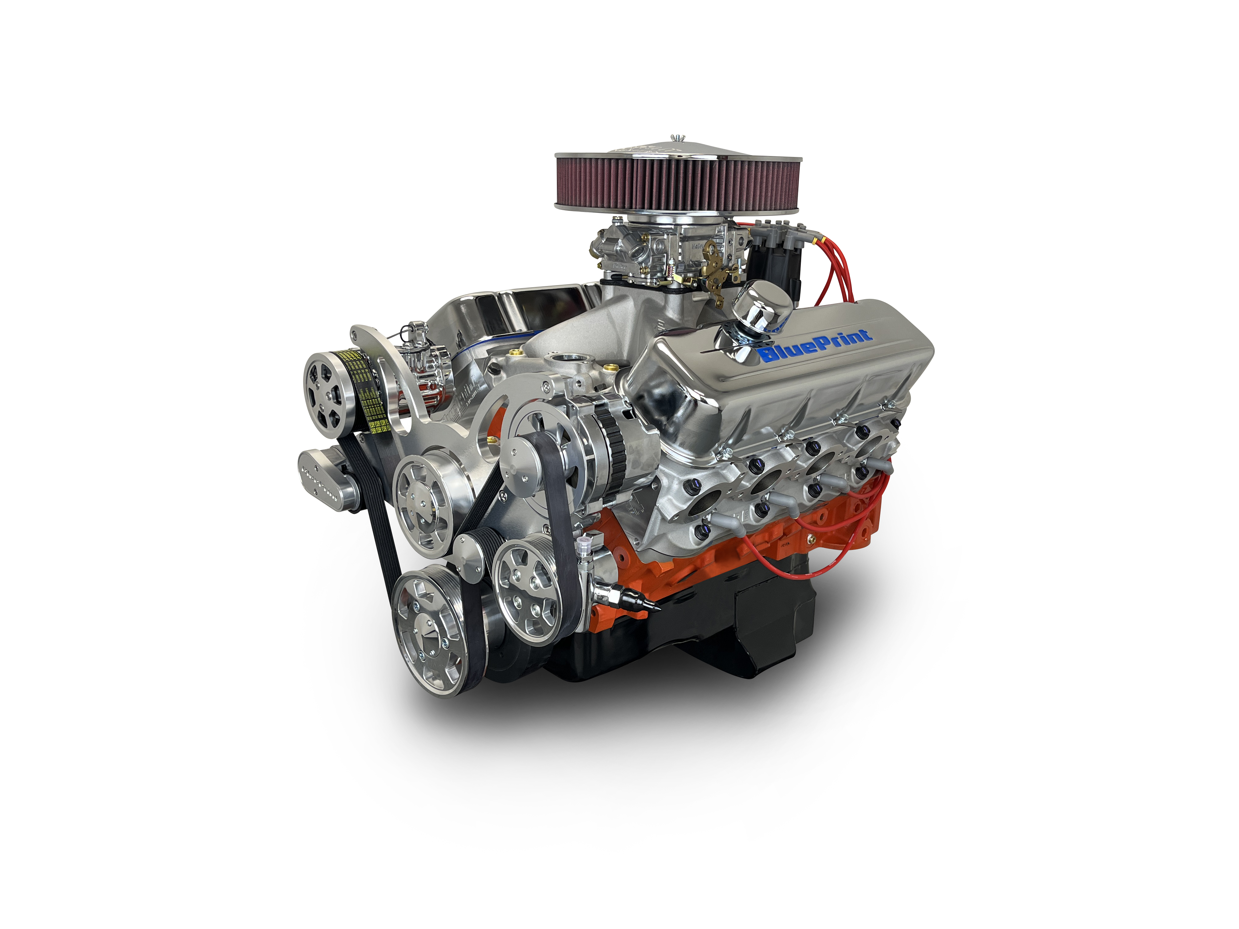 BluePrint Engines MLL-PS502CTCK 502CI GM Big Block Compatible Deluxe Dressed - Carb - Polished Kit