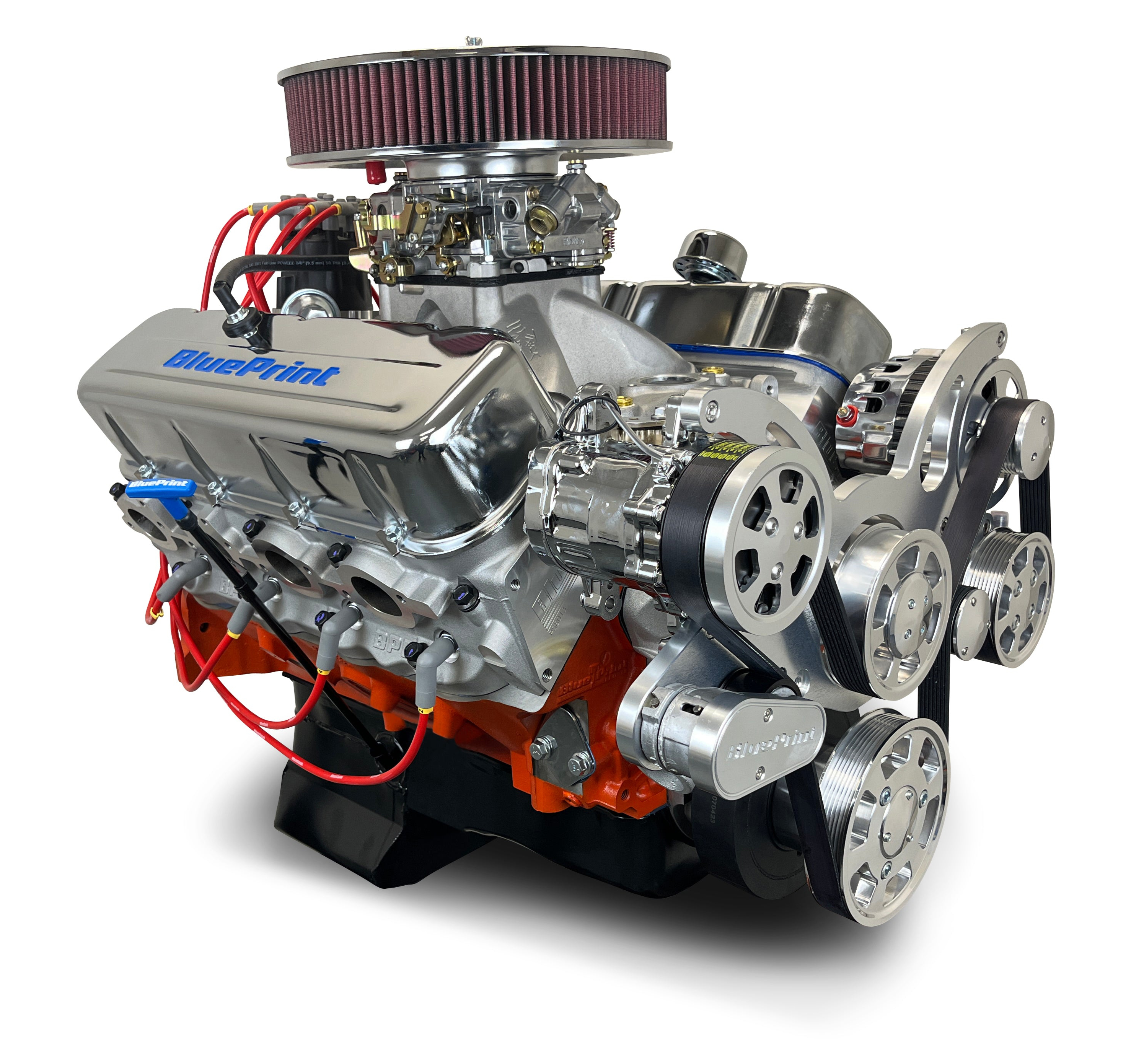 BluePrint Engines MLL-PS5401CTCK 540CI GM Big Block Compatible Deluxe Dressed -Carb -Polished Kit