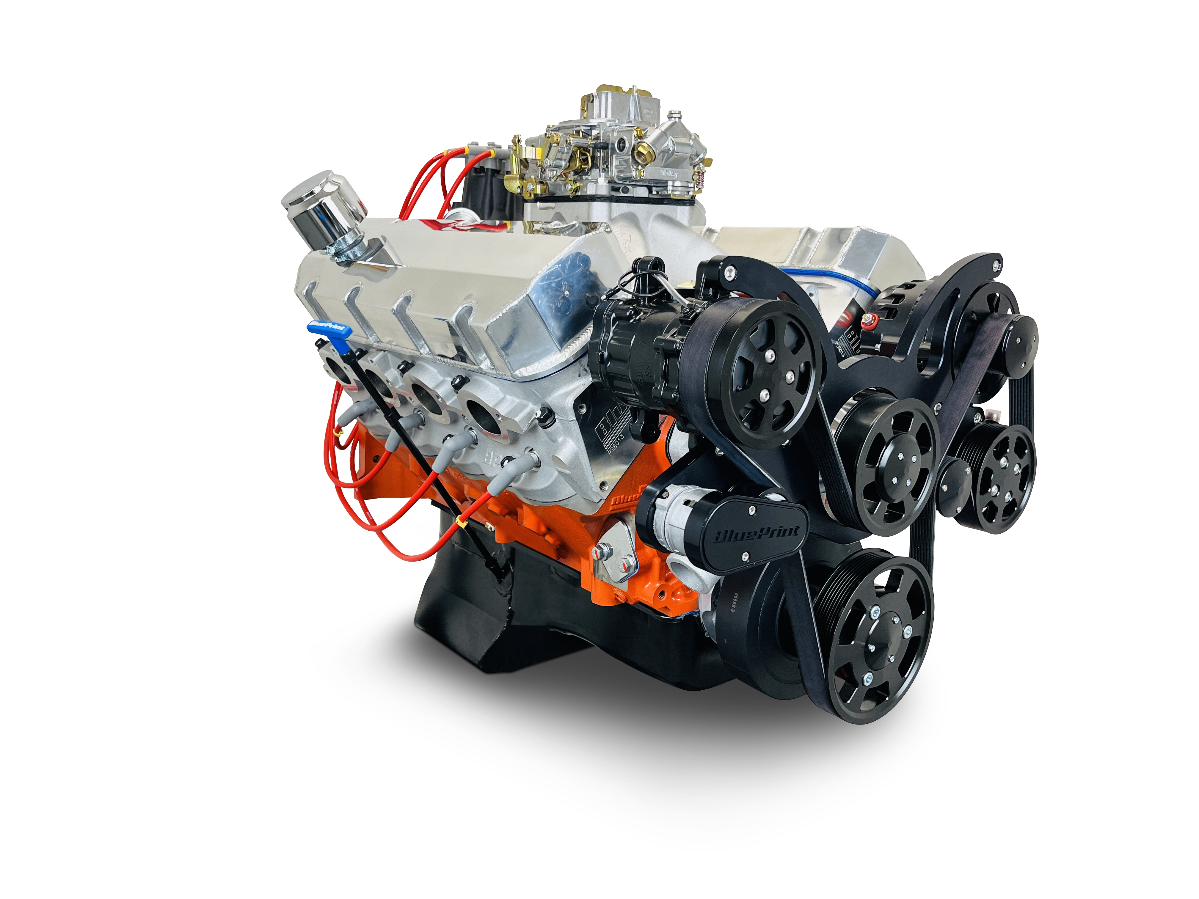 BluePrint Engines MLL-PS5401CTCKB 540CI GM Big Block Compatible Deluxe Dressed -Carb -Black Kit