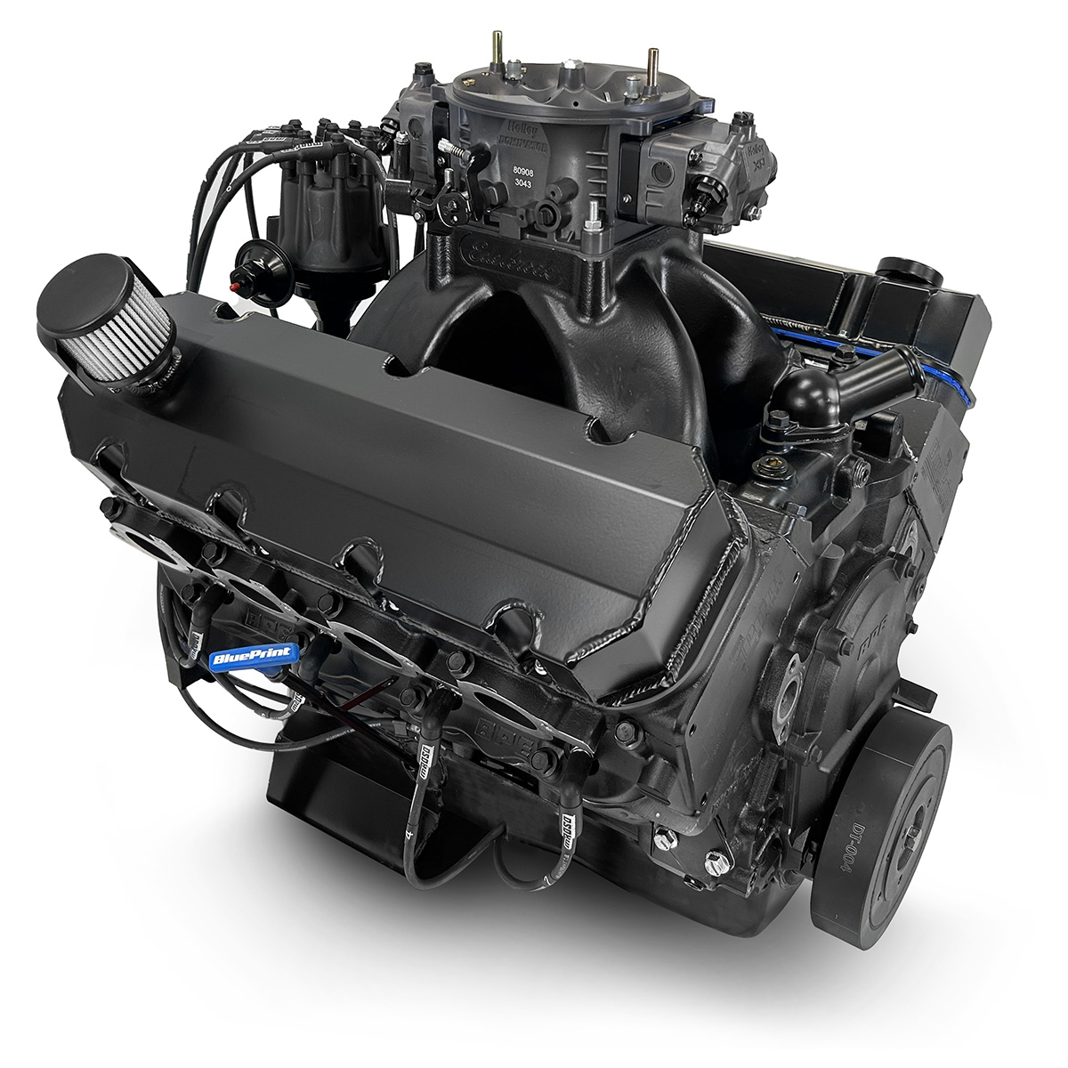 BluePrint Engines MLL-PS6320CTCX 632CI GM Big Block Compatible Base Dressed -Carb -Blackout