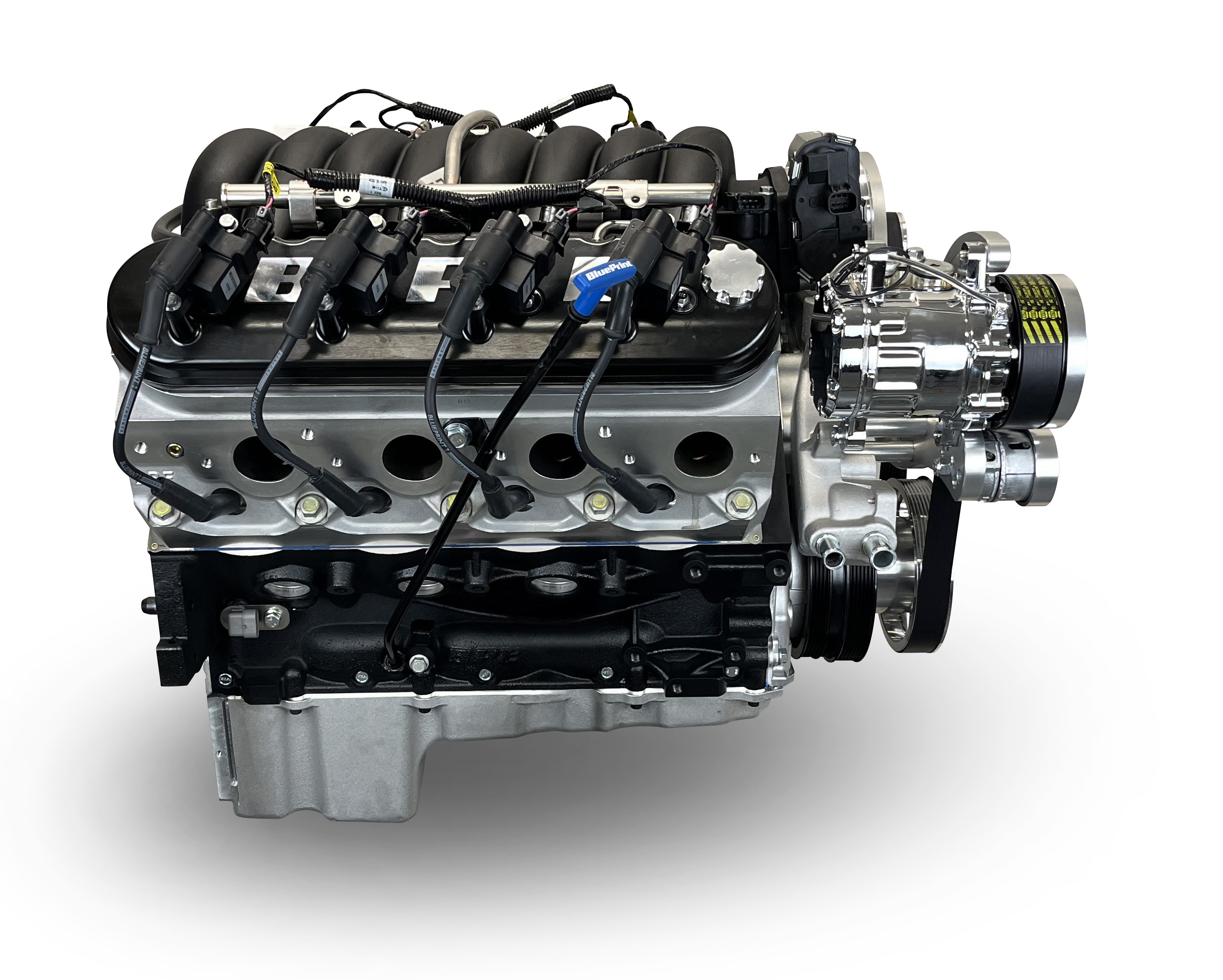 BluePrint Engines MLL-PSLS4273CTFK 427CI GM LS Compatible Deluxe Dressed -EFI -Polished Kit