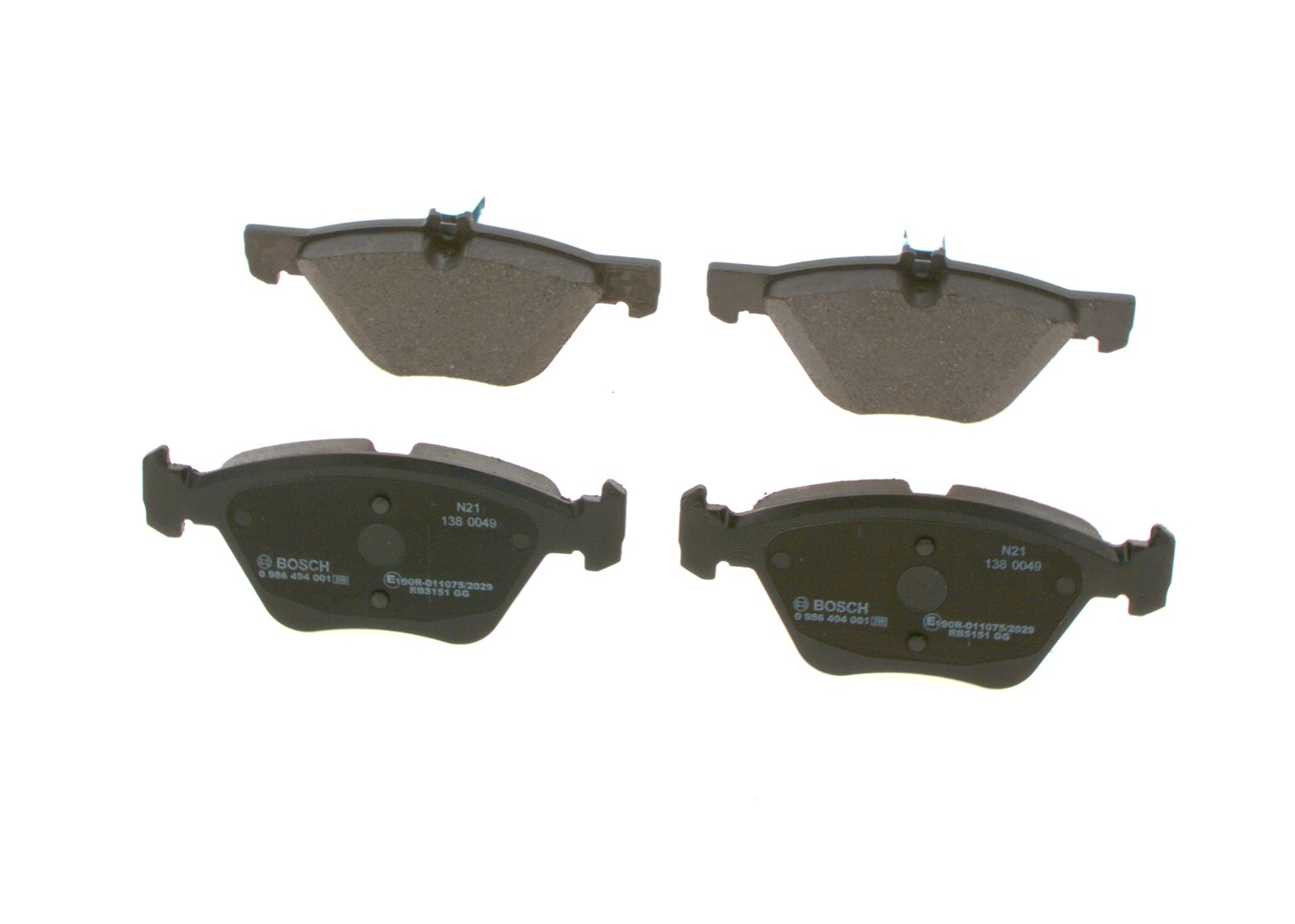 Bosch 986494001 EuroLine Brake Pads - Image 3