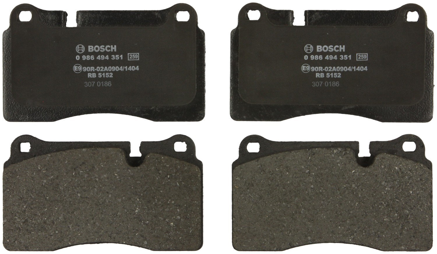 Bosch 986494351 EuroLine Brake Pads - Image 4