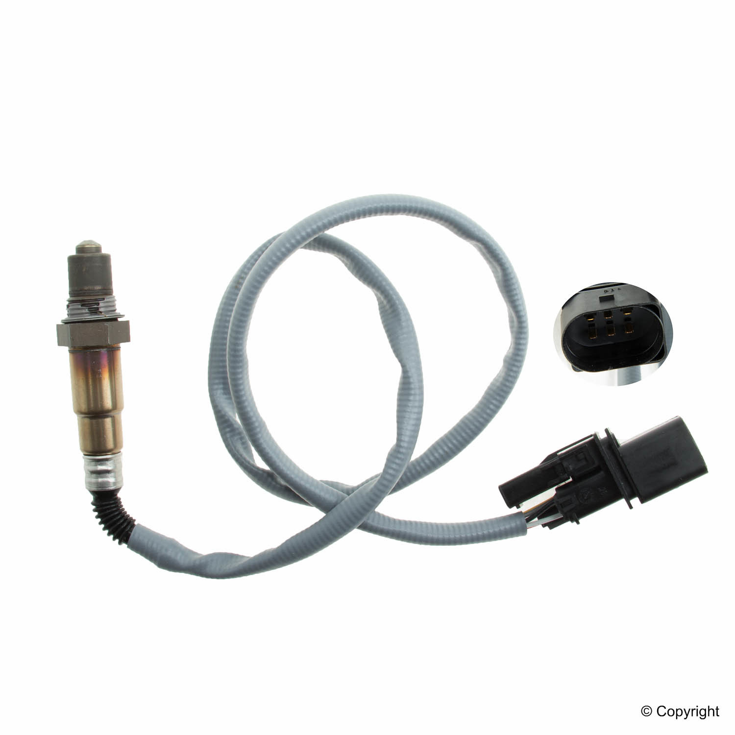 Sensore Di Ossigeno Bosch 17242 - Original Equipment, Per Mercedes-Benz C230 (2003-05), Acciaio Inox
