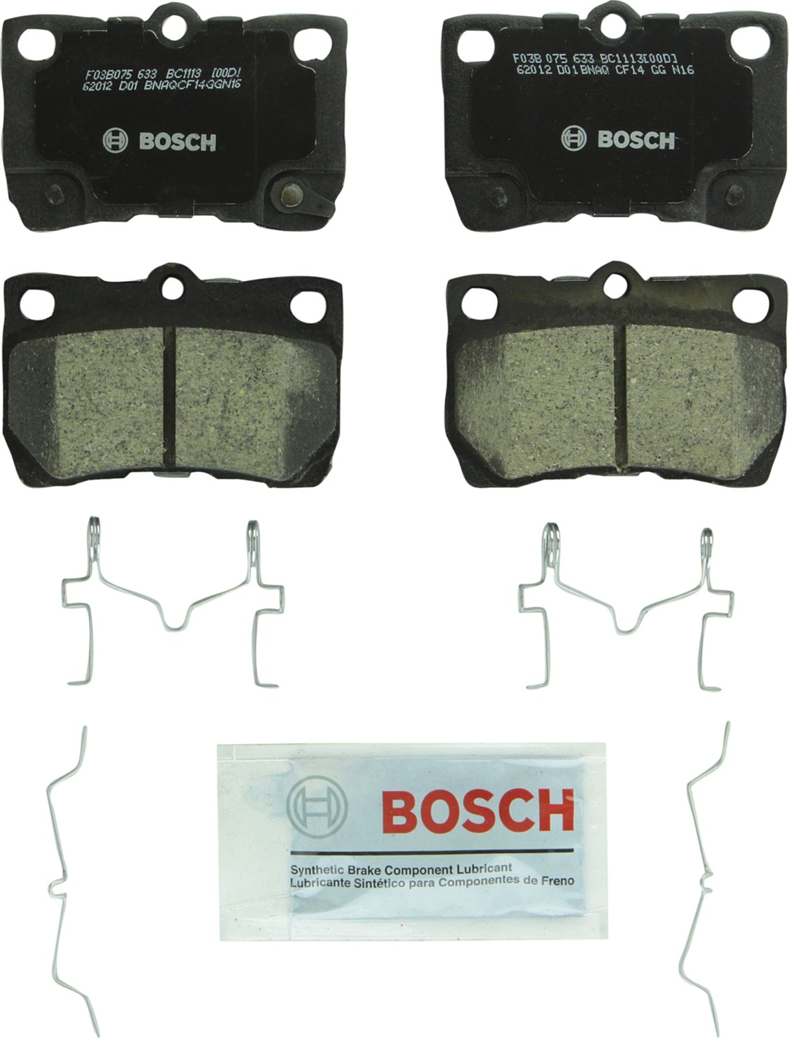 Bosch BP1341 QuietCast Premium Disc Brake Pad Set by Bosch