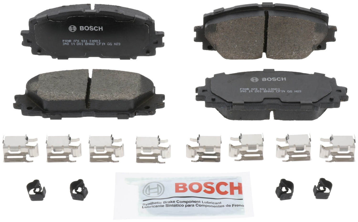 Bosch C1184 QuietCast Brake Pads - Image 2