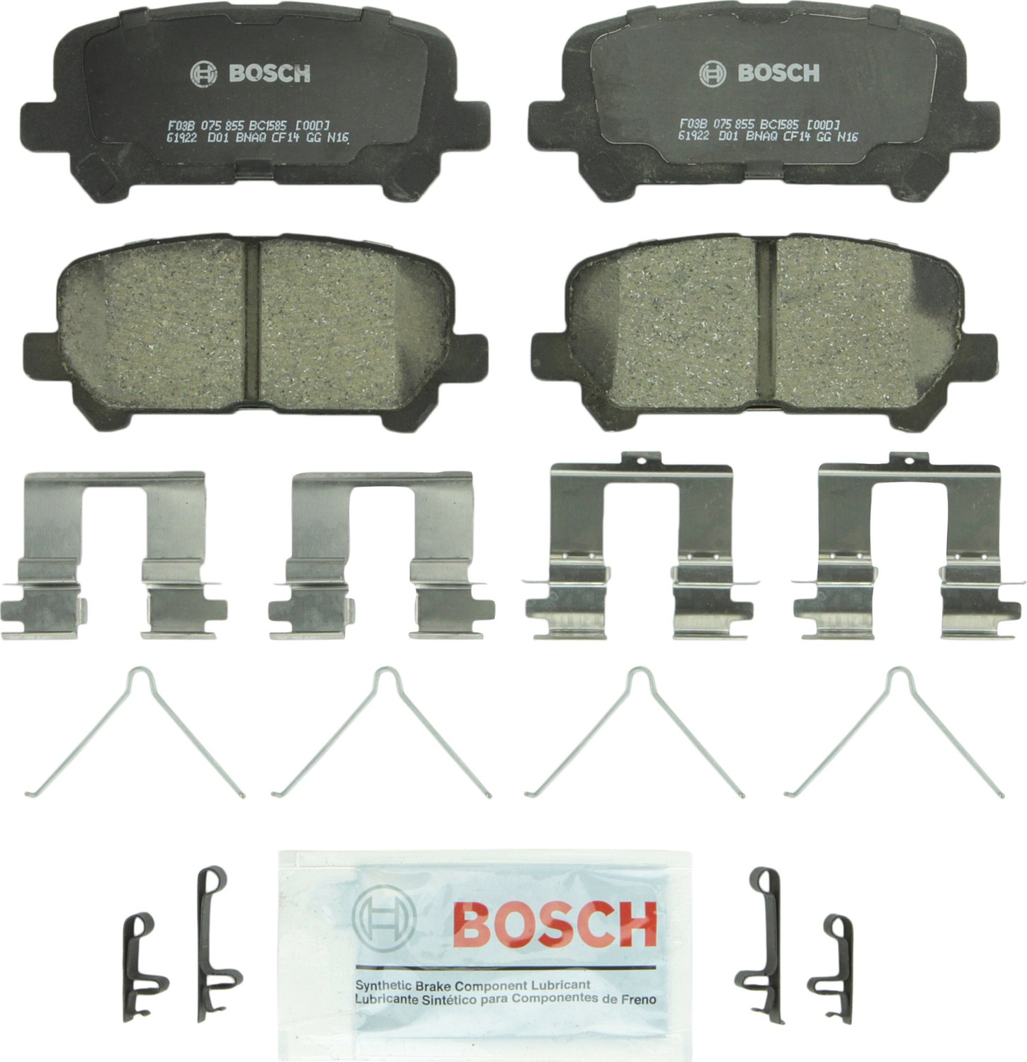 Bosch C1585 QuietCast Brake Pads - Image 5