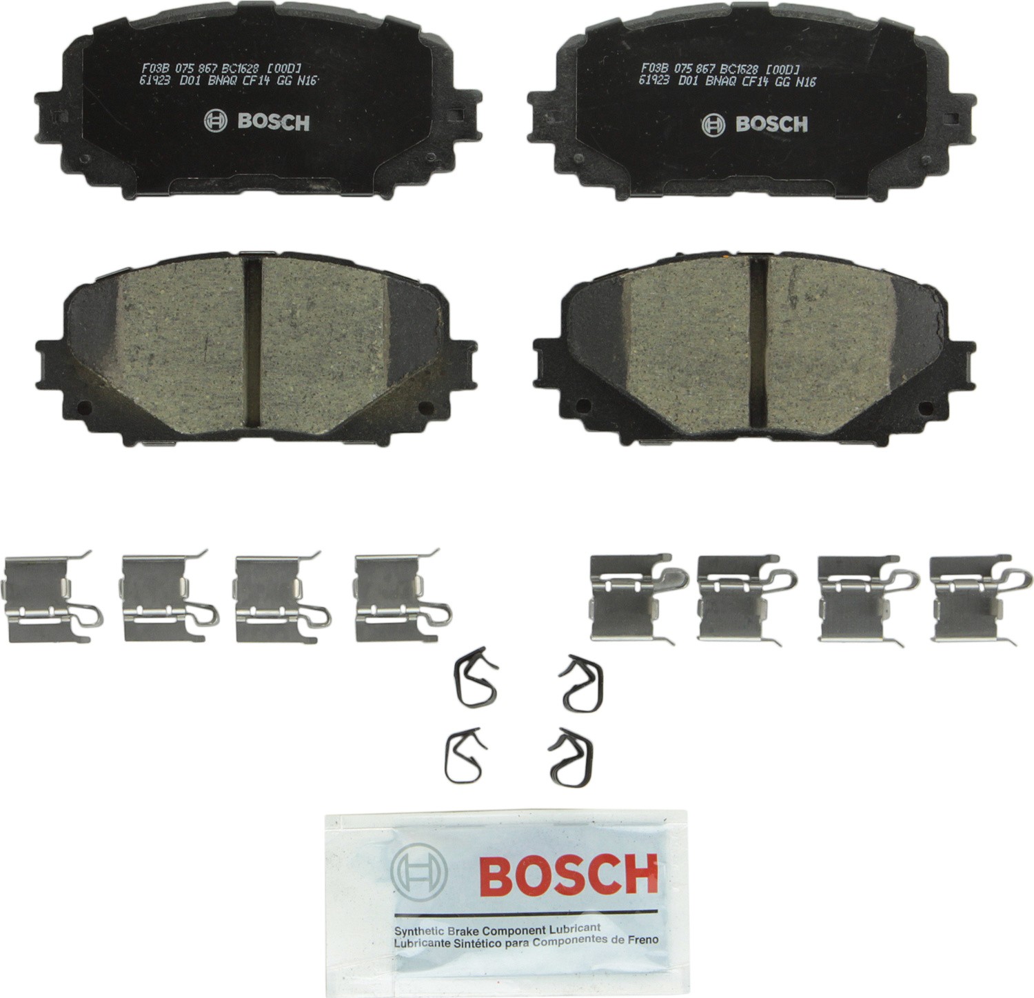 Bosch C1628 QuietCast Brake Pads - Image 5