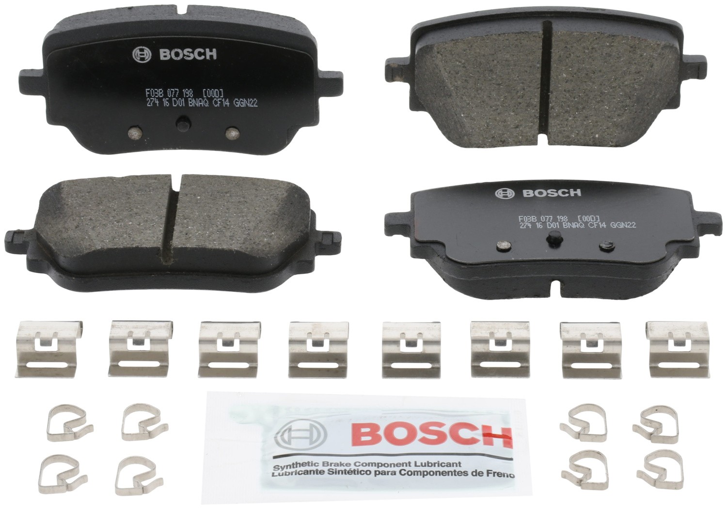 Bosch C2271 QuietCast Brake Pads - Image 2
