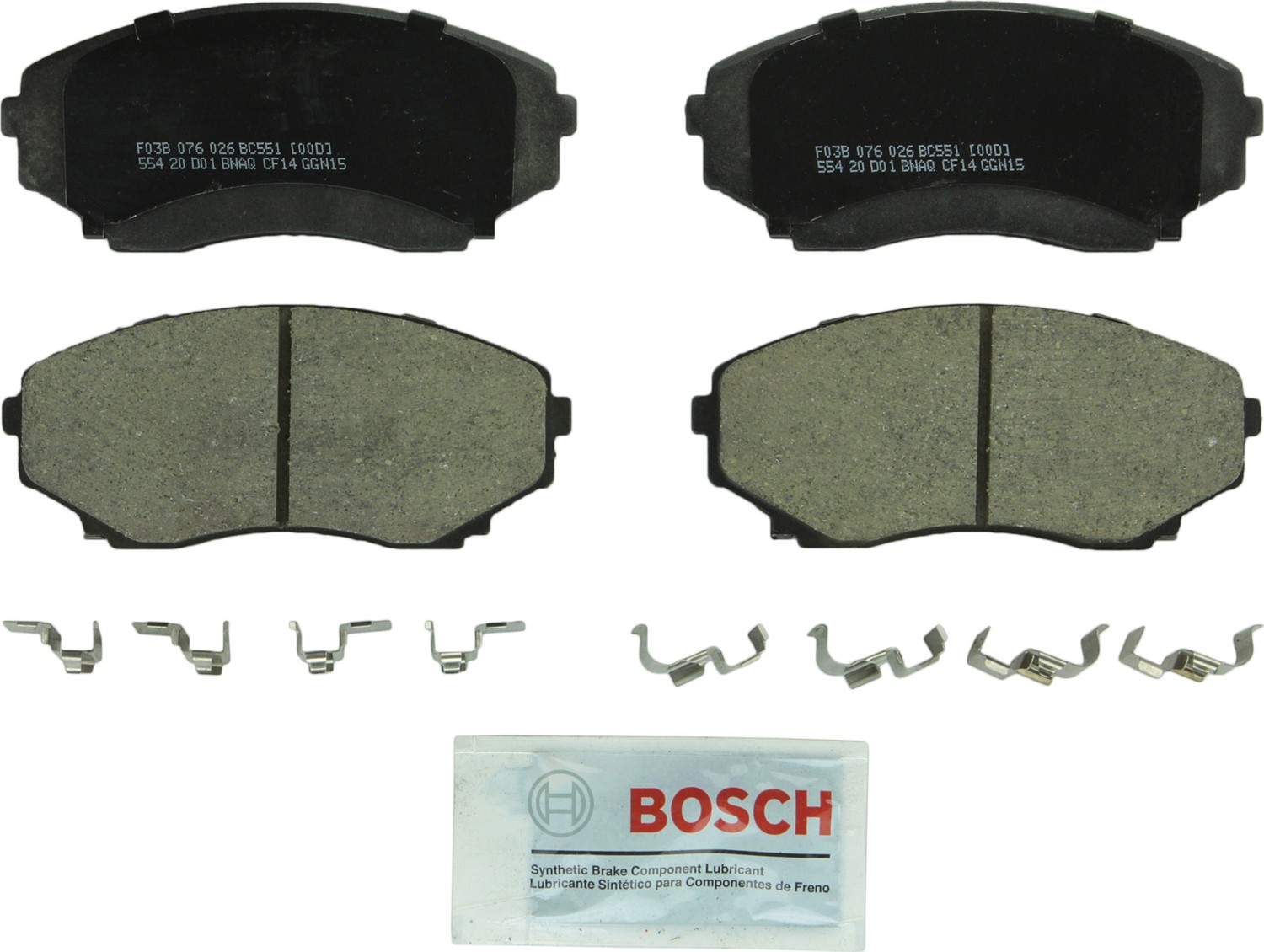 Bosch C551 QuietCast Brake Pads