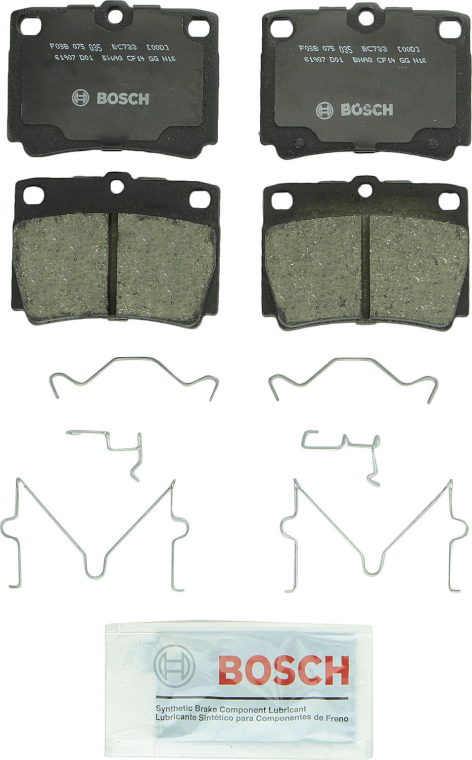 Bosch C733 QuietCast Brake Pads