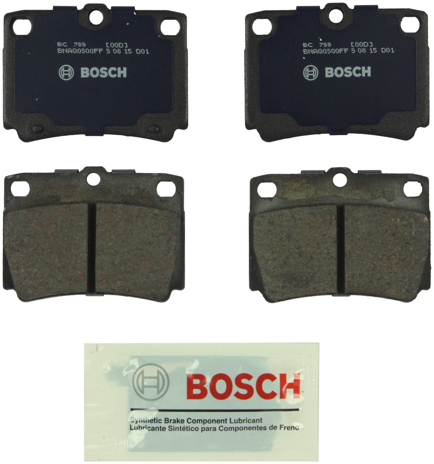 Bosch C733 QuietCast Brake Pads - Image 2