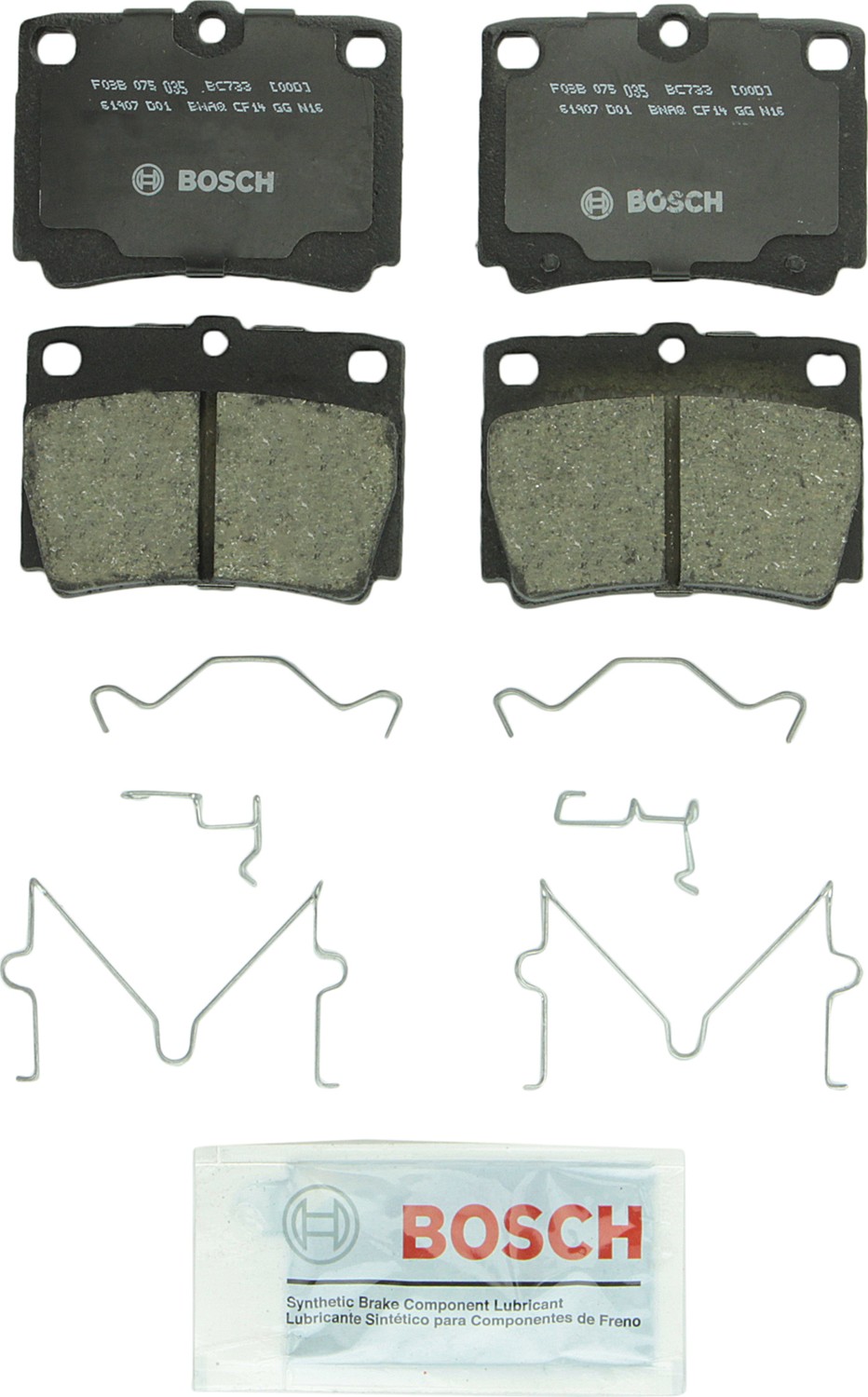 Bosch C733 QuietCast Brake Pads - Image 3