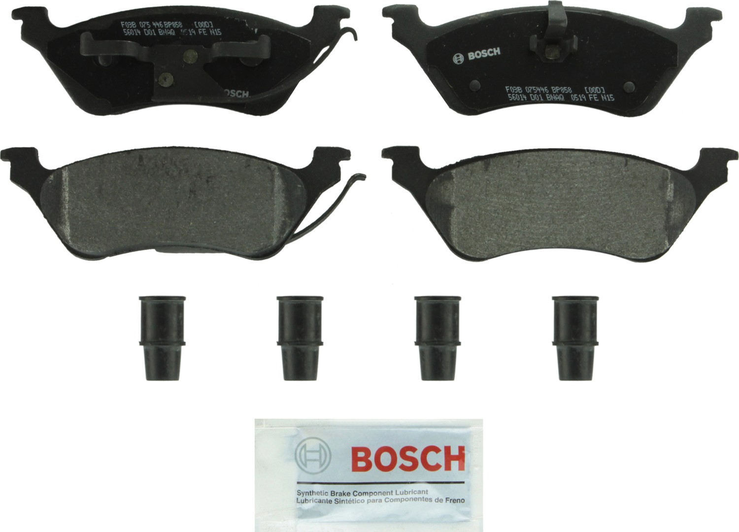 Bosch P858 QuietCast Brake Pads