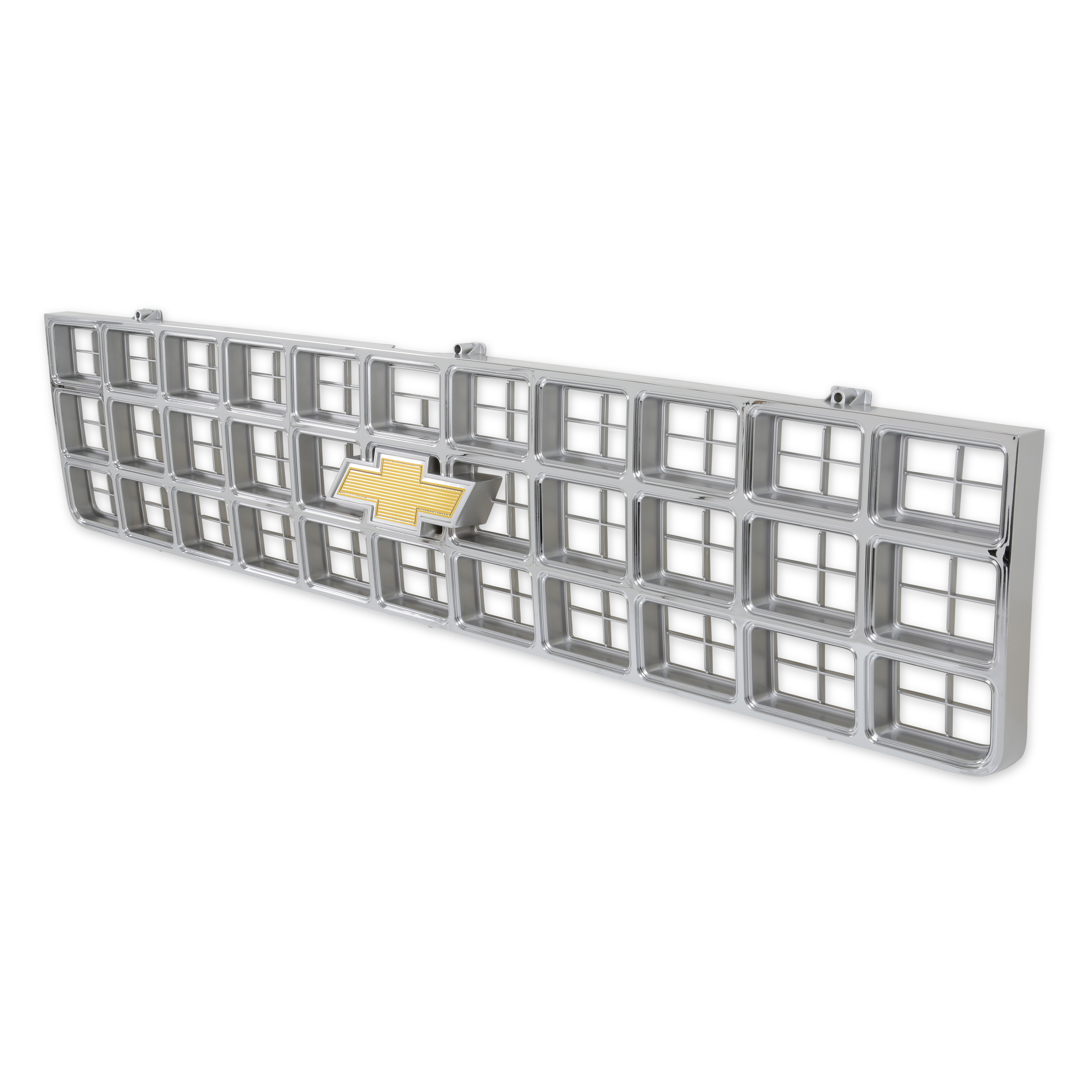 BROTHERS Trucks C/K Chevy Grille - w/ Bowtie - Chrome Single Headlight