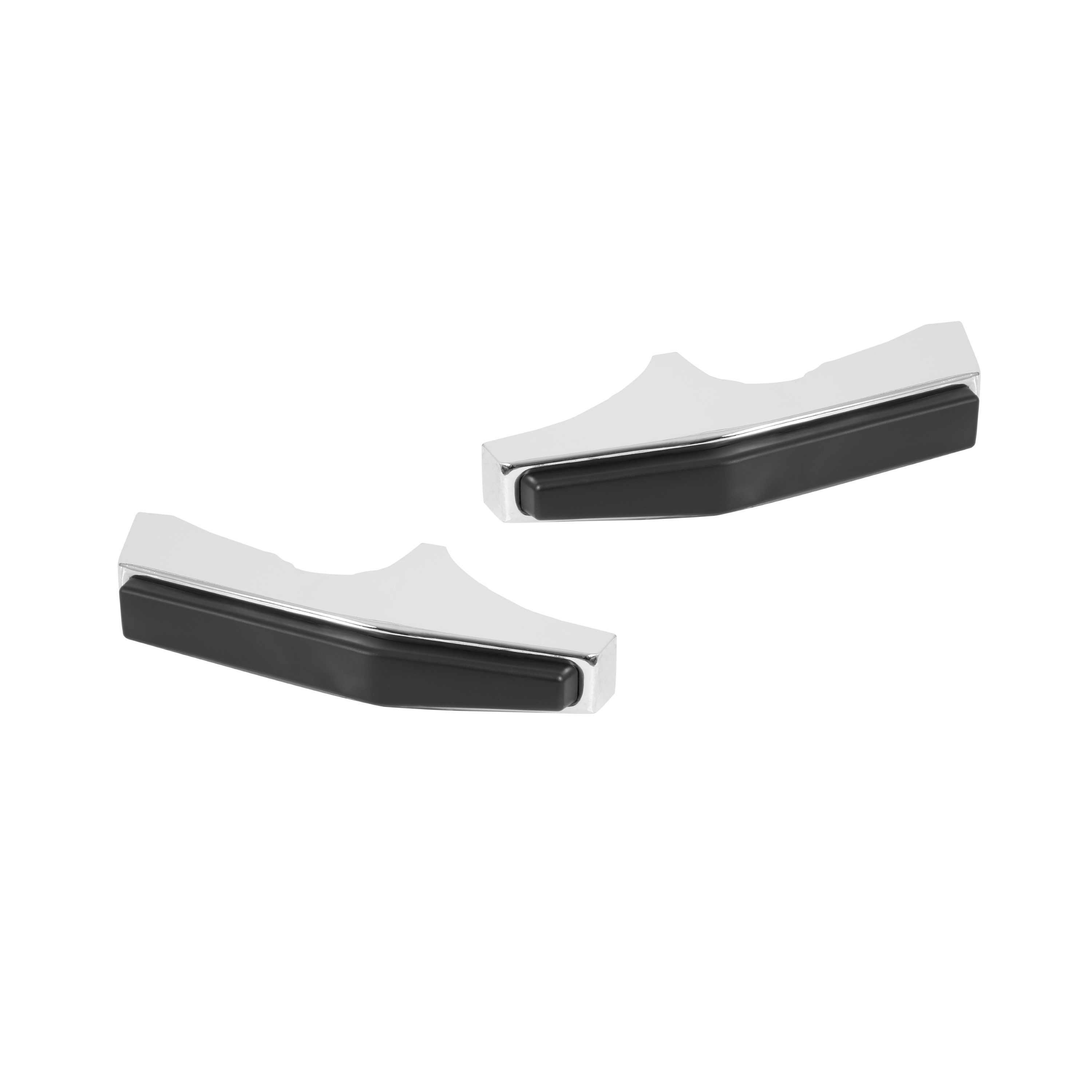 Brothers Trucks Bumper Guards - Front - Chrome/Black - Pair - Image 3