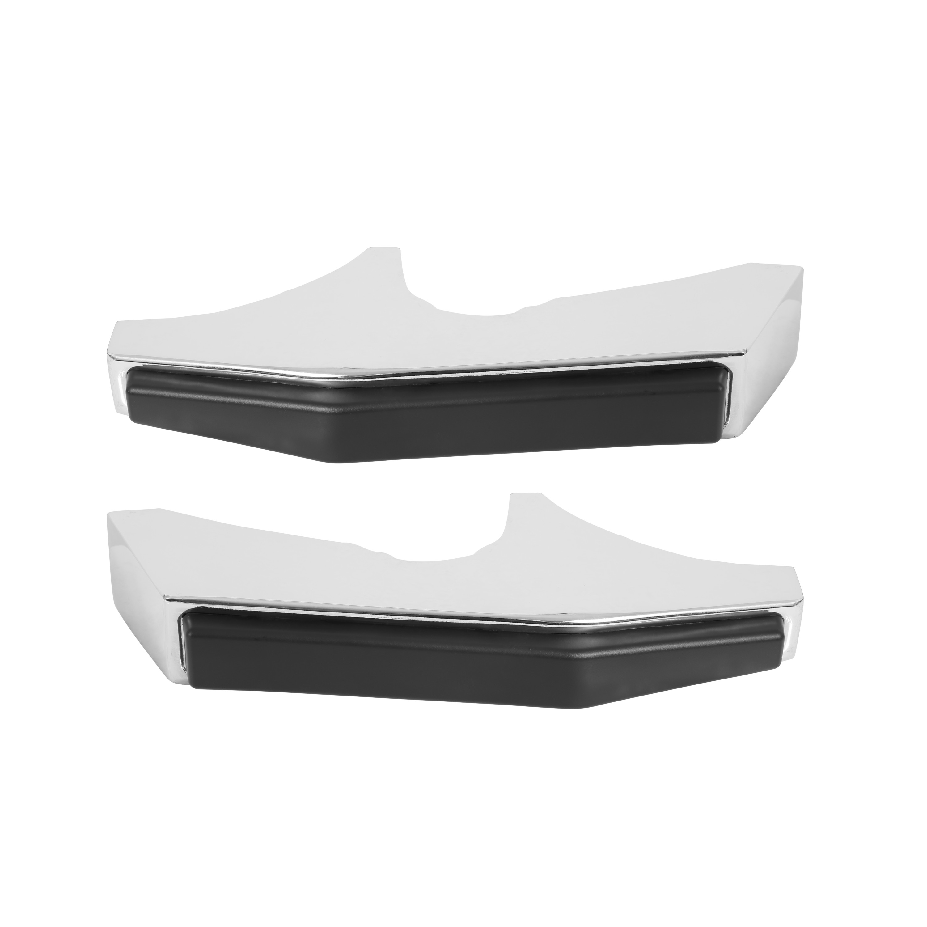 Brothers Trucks Bumper Guards - Front - Chrome/Black - Pair - Image 4