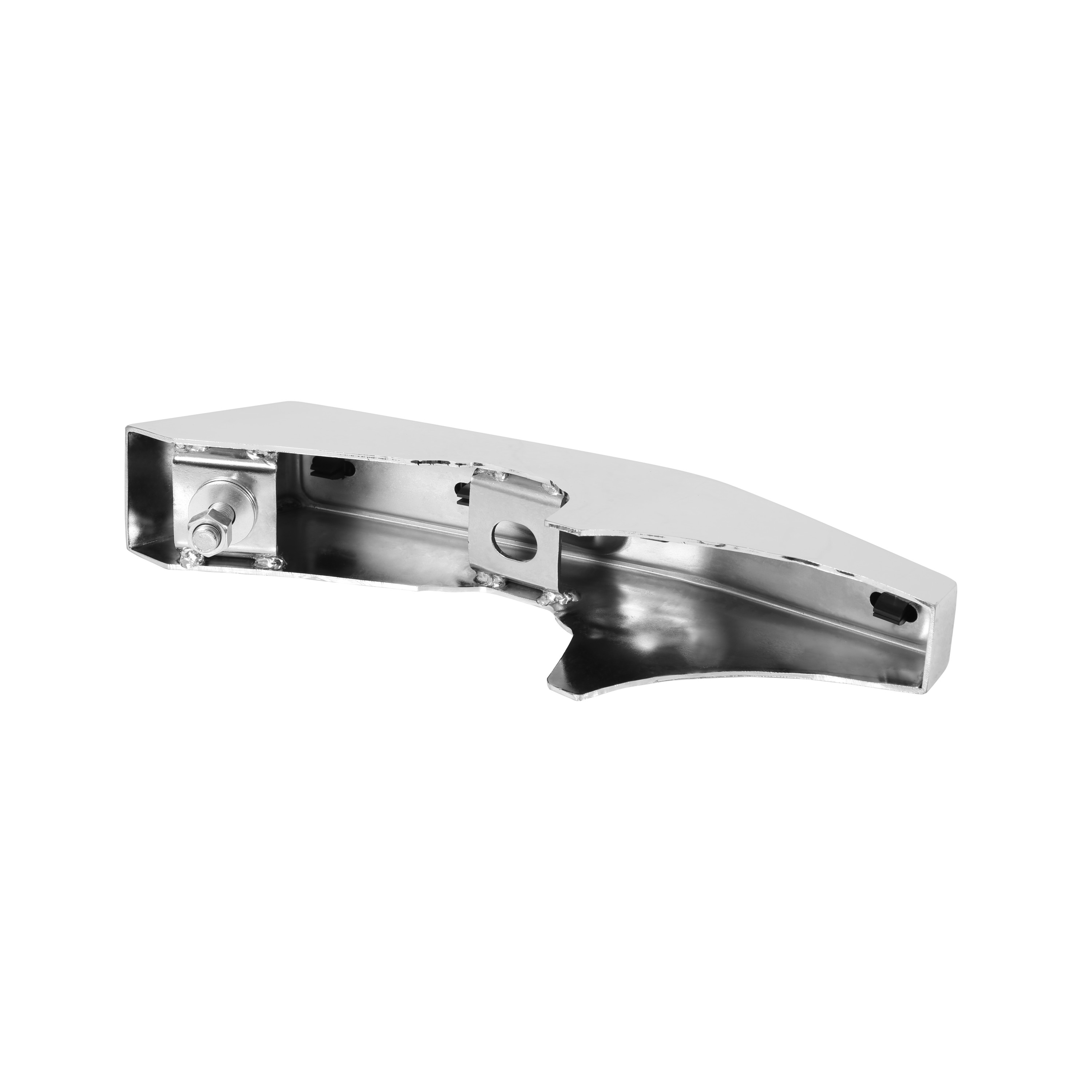Brothers Trucks Bumper Guard - Front - Chrome/Black - Left - Each - Image 3